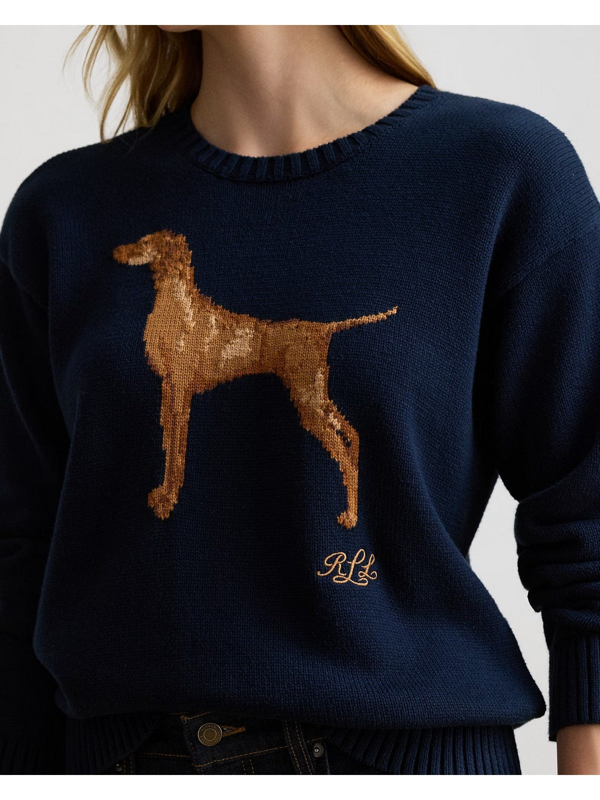 LAUREN RALPH LAUREN Maglione Donna SWEATER-PULLOVER LAUREN NAVY MULTI - 200P14120 500