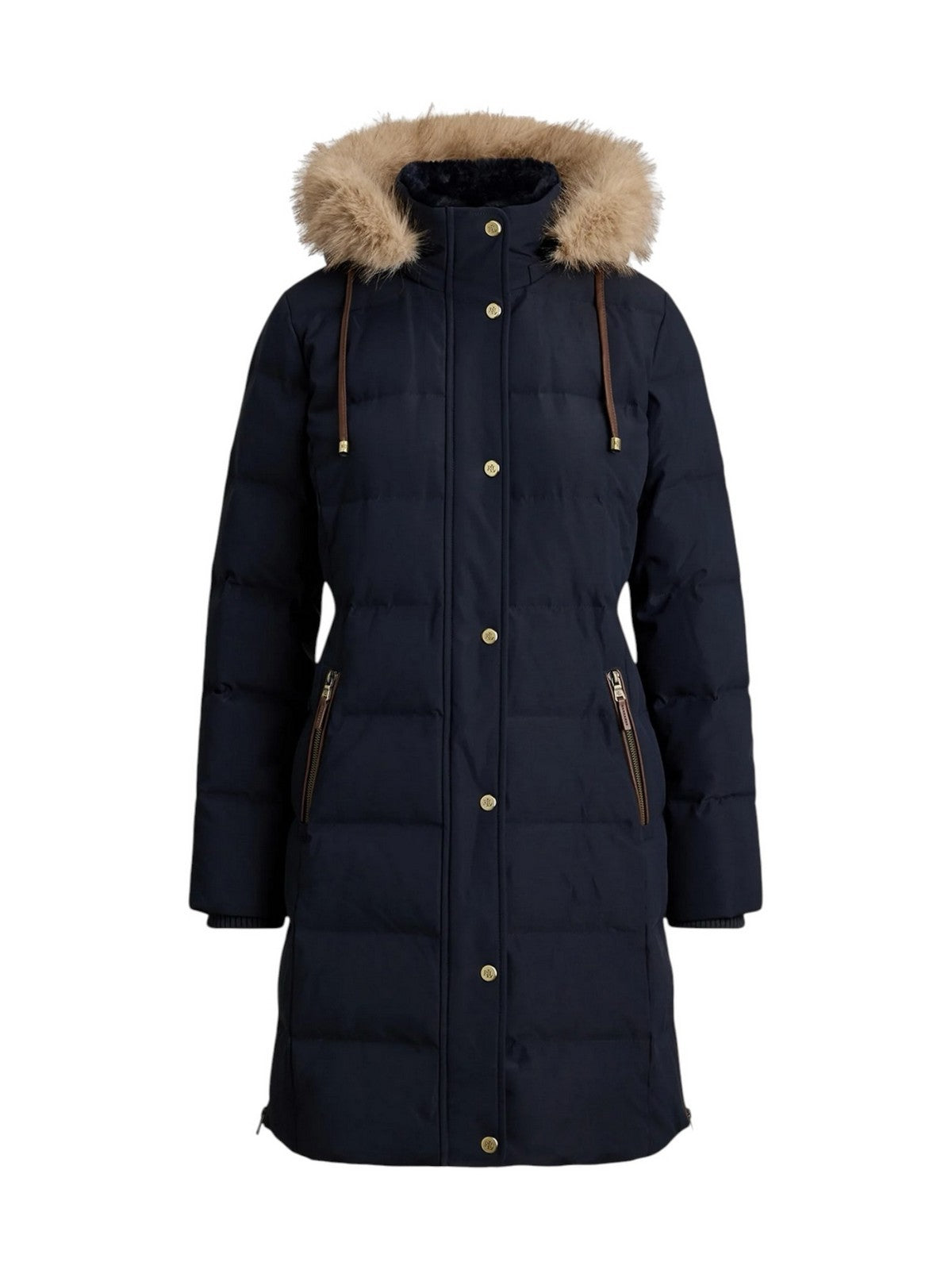 LAUREN RALPH LAUREN Piumino Donna HT PF TRHD35-INSULATED-COAT DK NAVY - 297957509 008