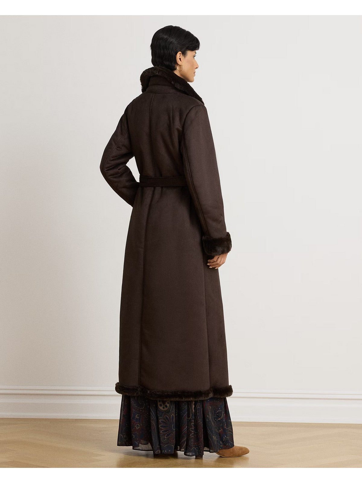 LAUREN RALPH LAUREN Cappotto Donna FX SHEA MX-UNLINED-COAT CIRCUIT BROWN - 297P23461 001
