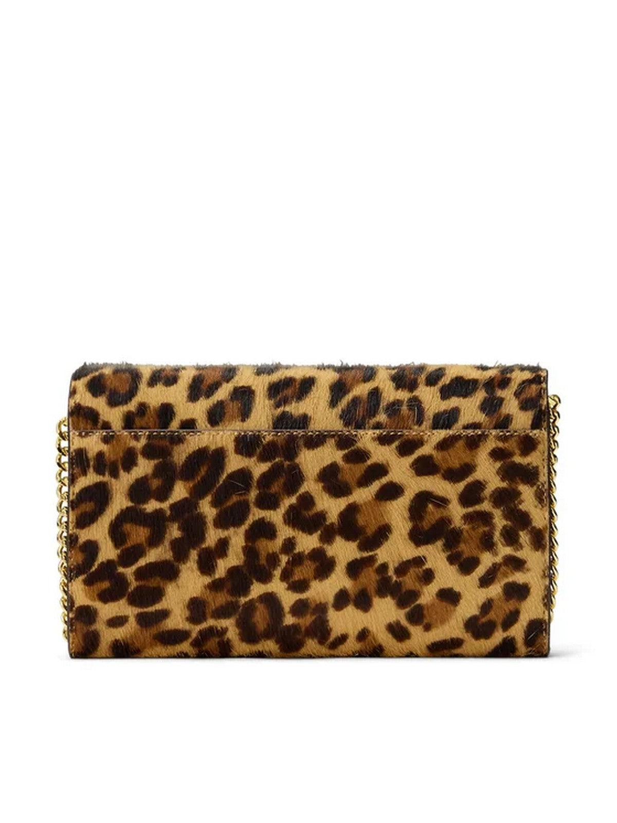 LAUREN RALPH LAUREN Portafoglio Donna ADAIR II-WALLET ON A CHAIN-LARGE MODERN LEOPARD/CHESTNUT BROWN - 432P18553 001