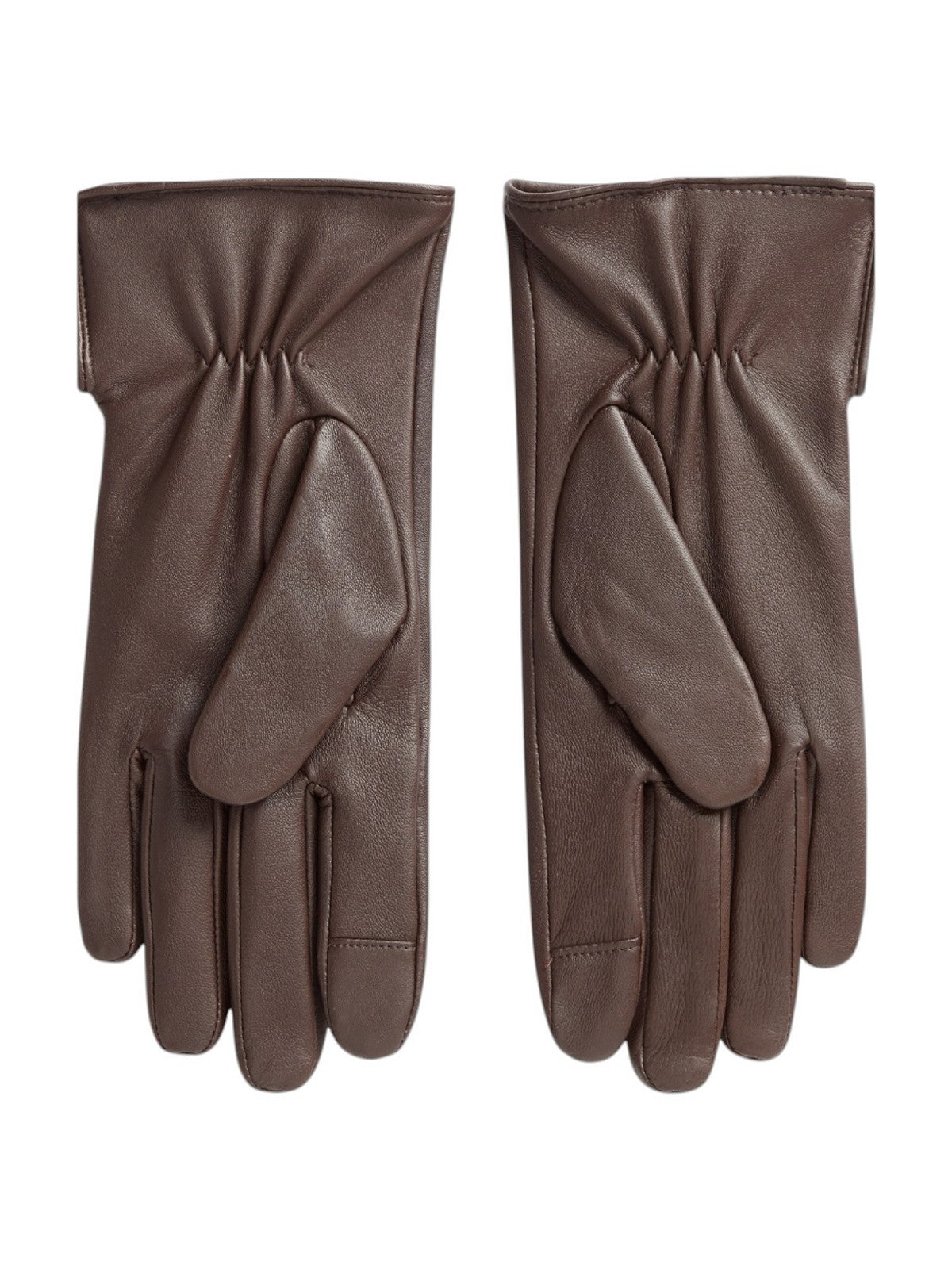 LAUREN RALPH LAUREN Guanti Donna LTHR BUT GLV-GLOVE BROWN - 454833083 002
