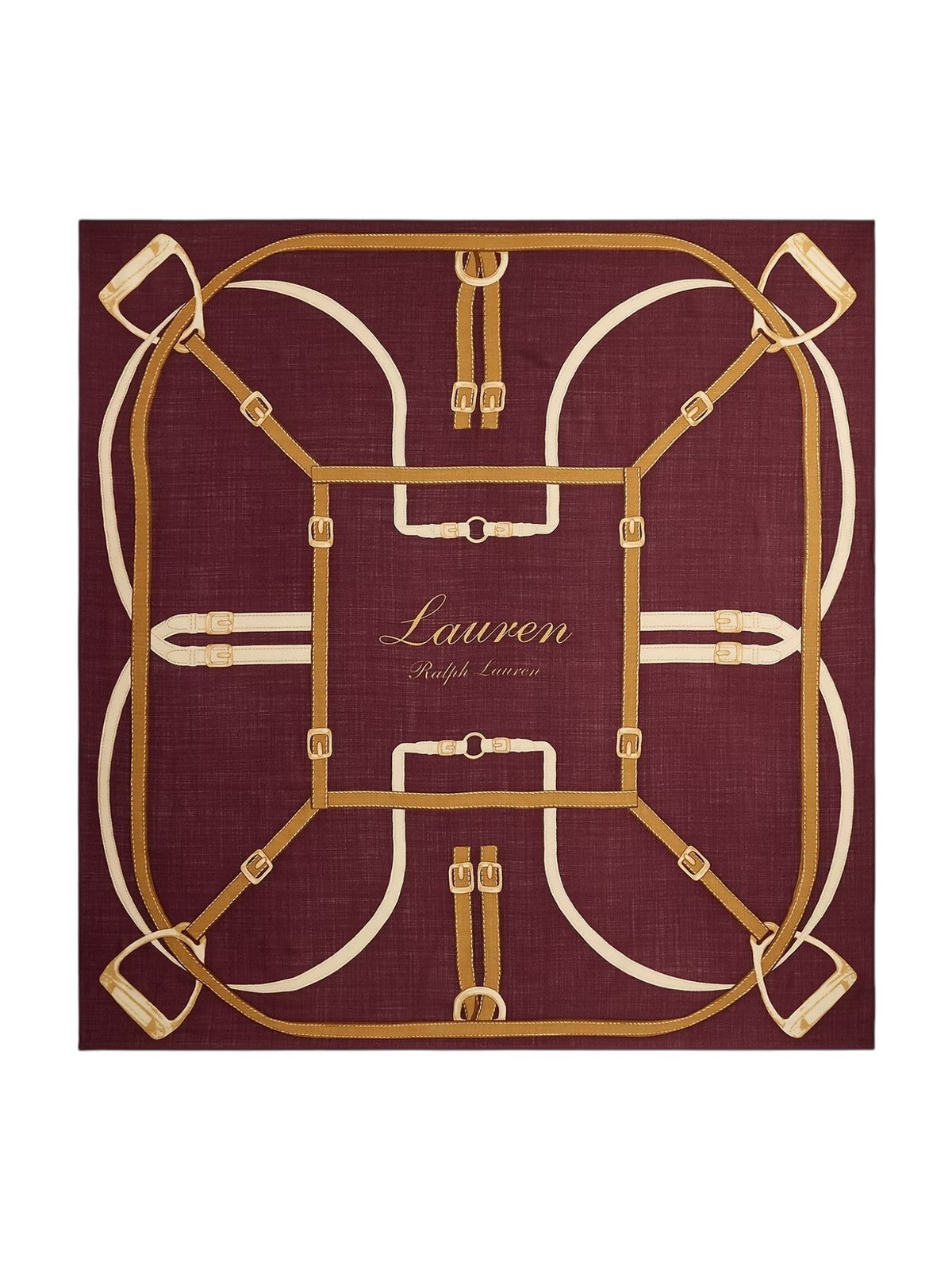LAUREN RALPH LAUREN Foulard Donna BLT LRG SQ-SCARF DARK GARNET - 454P23561 001