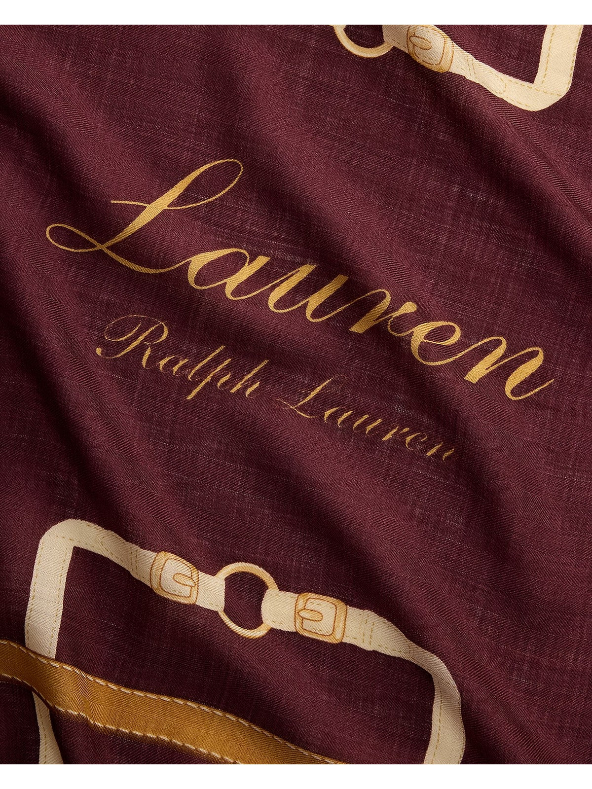 LAUREN RALPH LAUREN Foulard Donna BLT LRG SQ-SCARF DARK GARNET - 454P23561 001