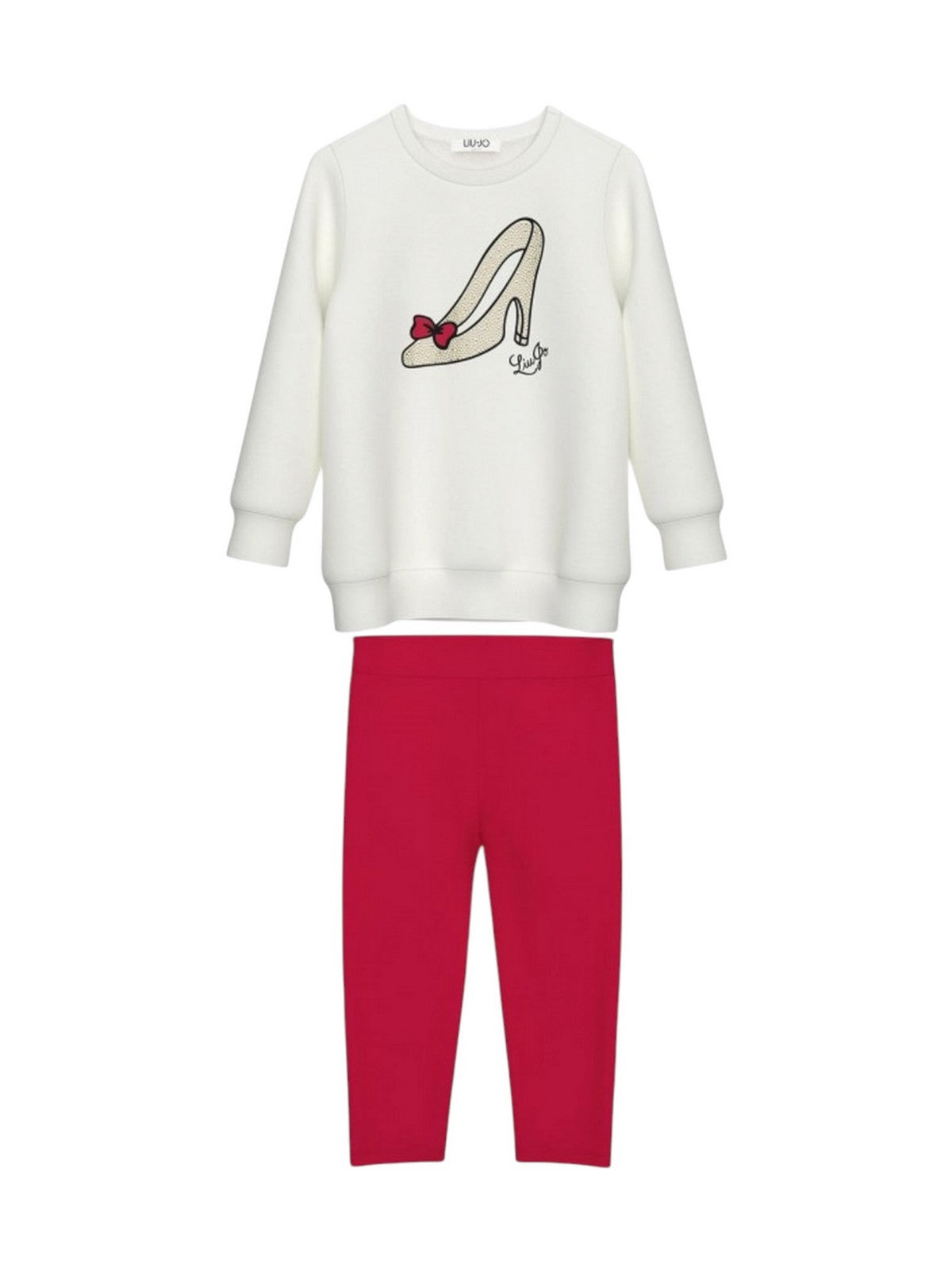 LIU JO BABY Completo Bambine e ragazze Sn.wh/glos.red/shoe - KF6016FS724 L9405