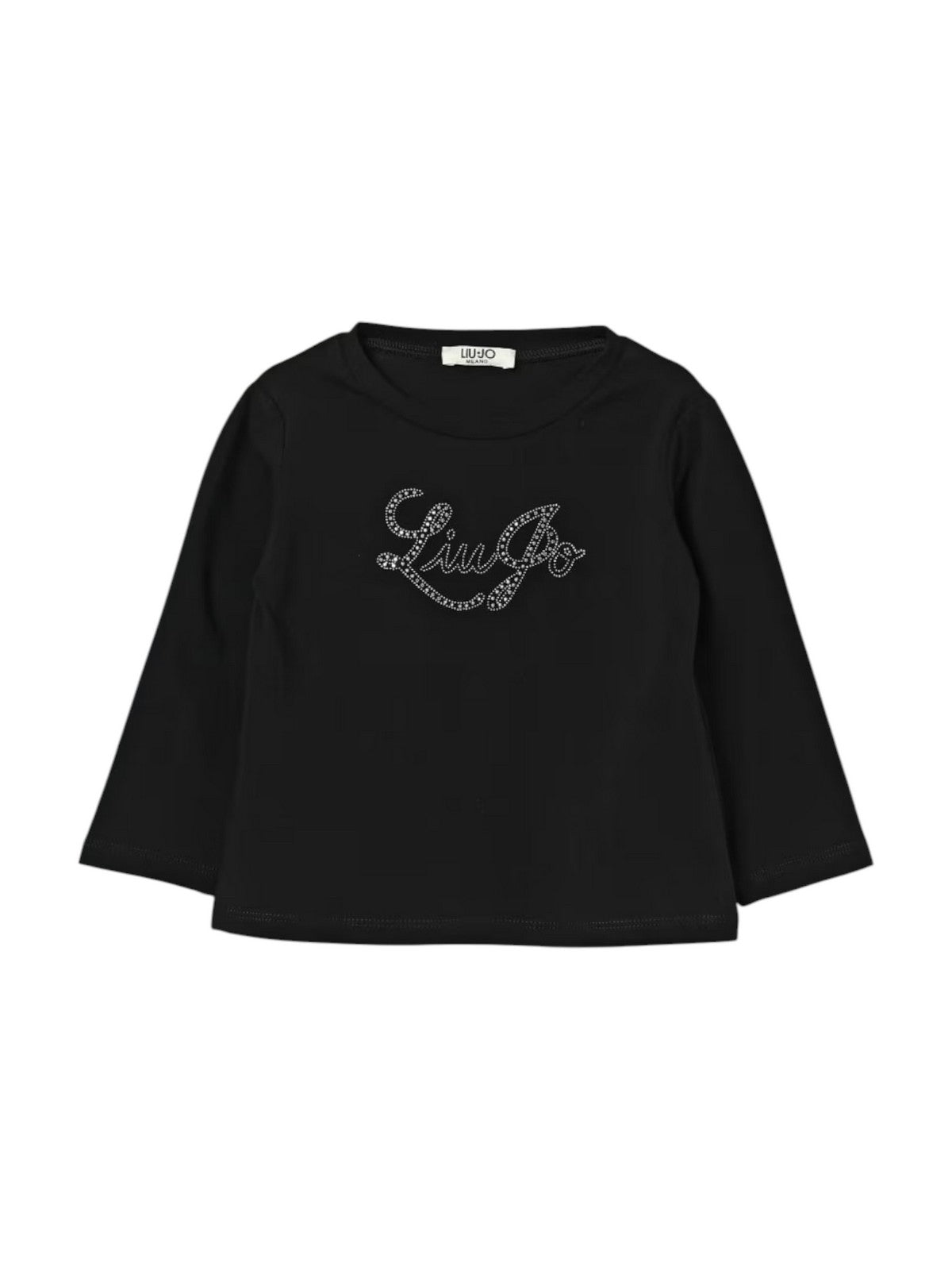 LIU JO BABY T-shirt Bambine e ragazze Nero/silver - KF6033JS003 B3172 gioboutiqueweb