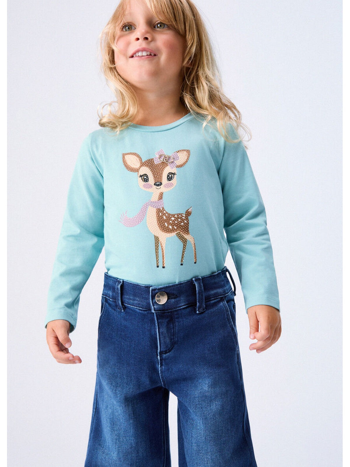 LIU JO BABY T-shirt Bambine e ragazze Dusty mint/fawn - KF6035JS003 L9135