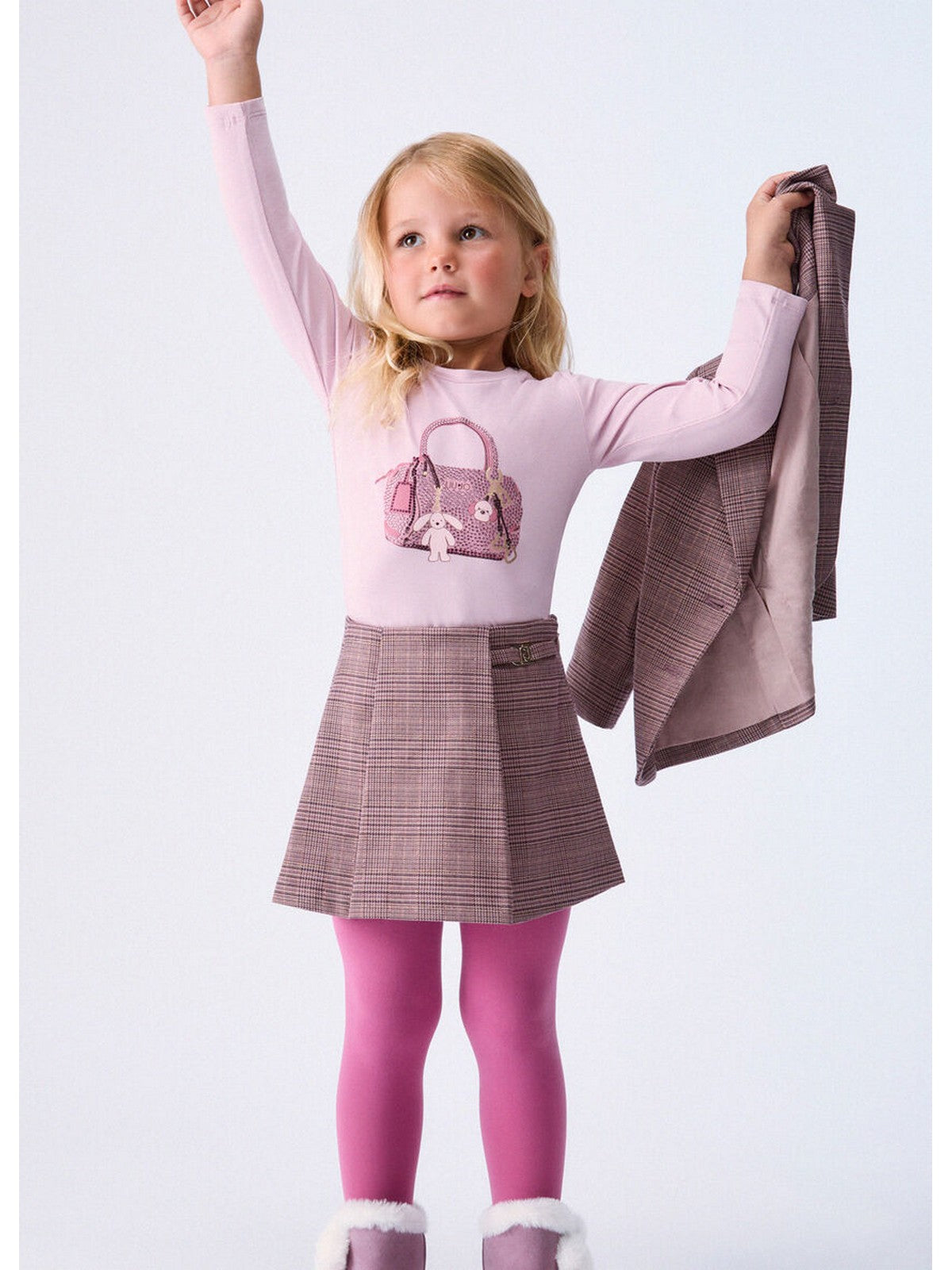 LIU JO BABY T-shirt Bambine e ragazze Light lilac/bag - KF6063JS003 L9277 gioboutiqueweb