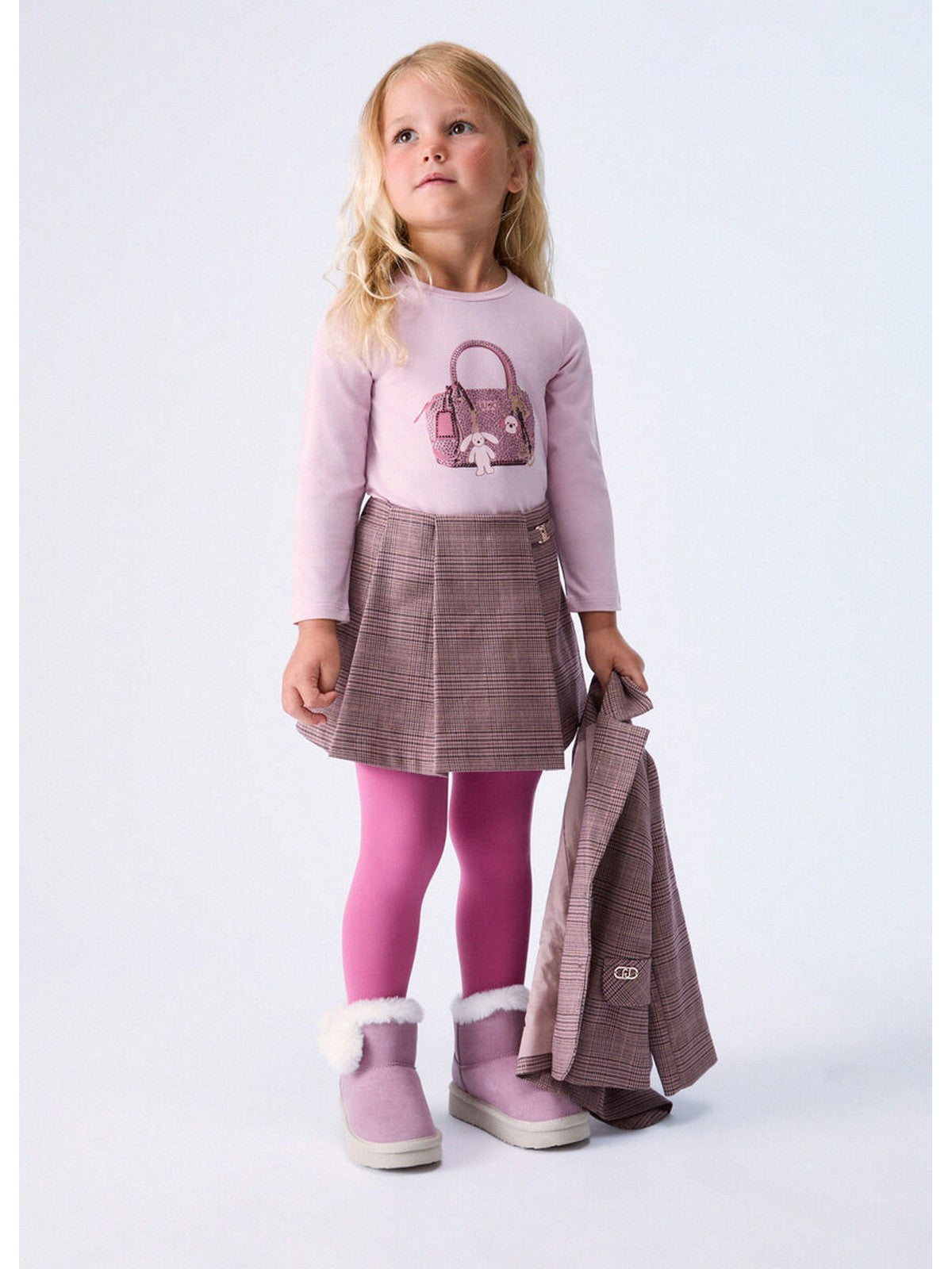 LIU JO BABY T-shirt Bambine e ragazze Light lilac/bag - KF6063JS003 L9277 gioboutiqueweb