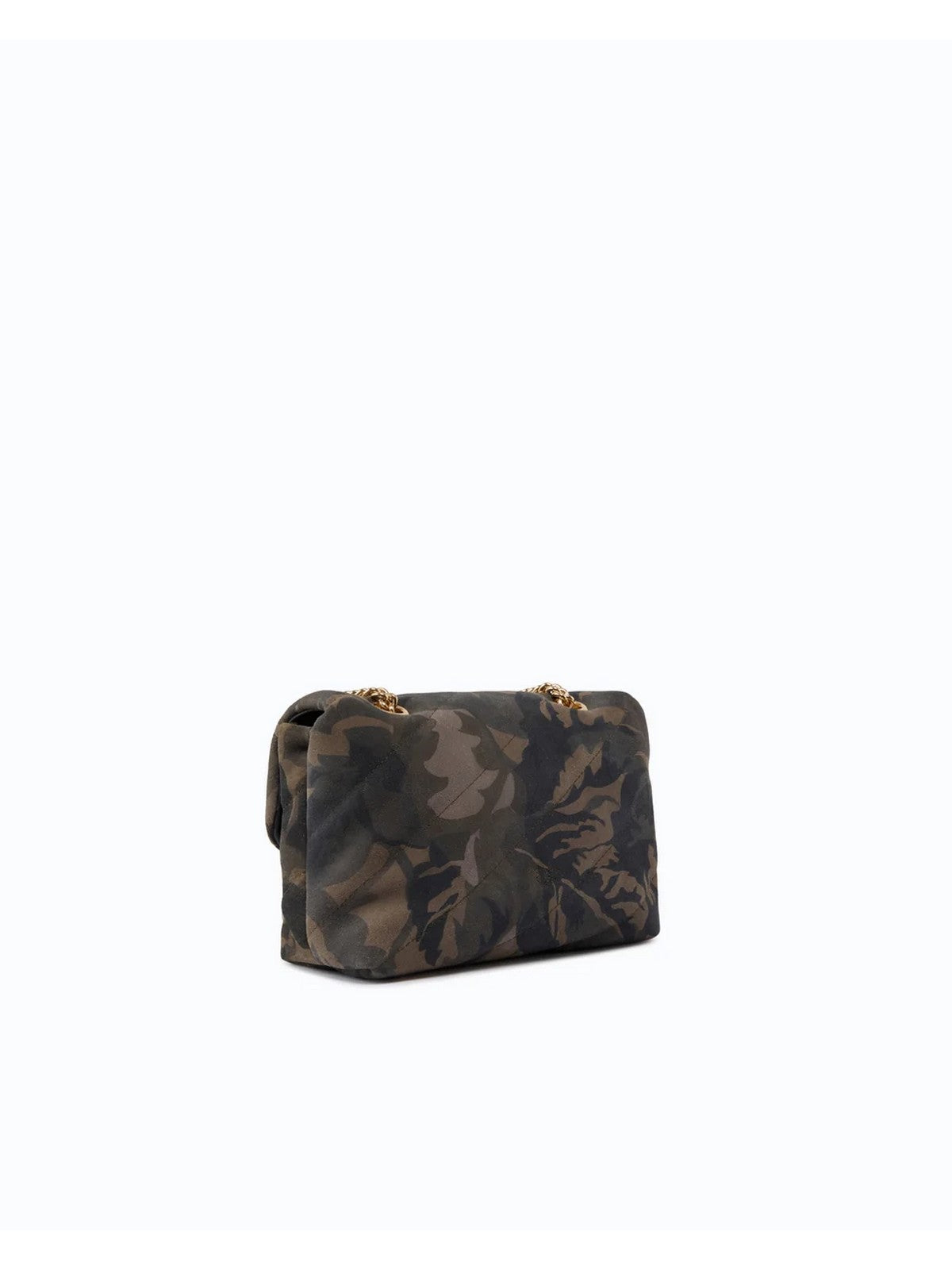 PINKO Borsa Donna LOVE PUFF MINI CL SUEDE PRINT MULT.MILITAR GREEN-GOLD - 100039-A3LR ST3Y