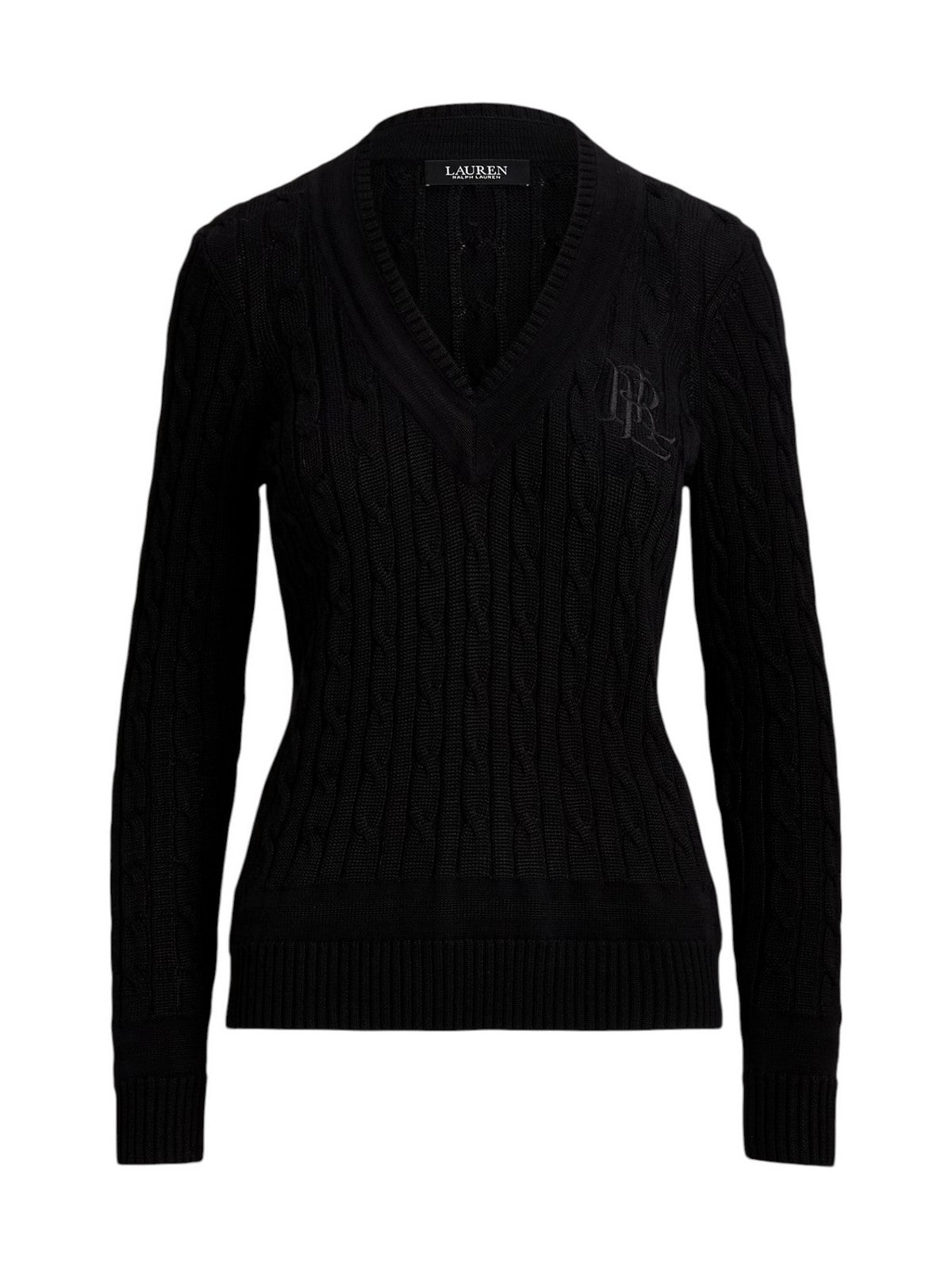 LAUREN RALPH LAUREN Maglione Donna MEREN-LONG SLEEVE-PULLOVER BLACK - 200888795 004