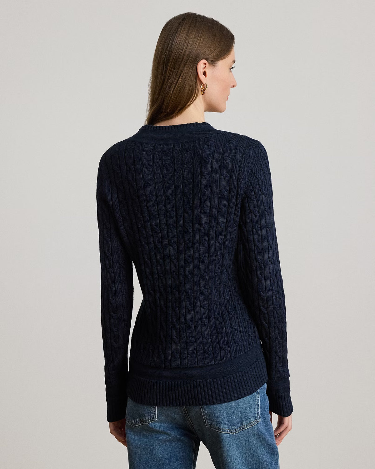 LAUREN RALPH LAUREN Maglione Donna MEREN-LONG SLEEVE-PULLOVER LAUREN NAVY - 200888795 008