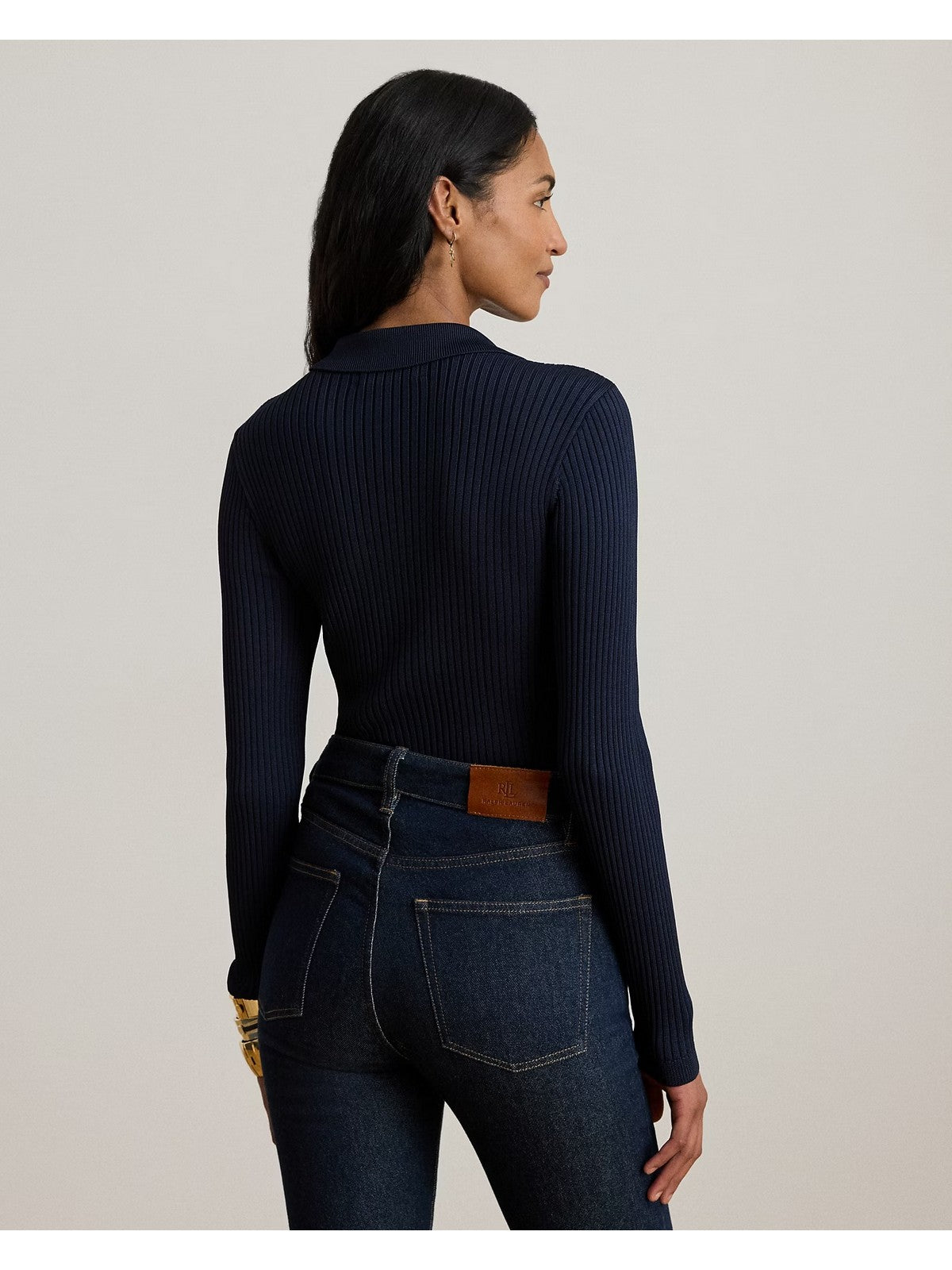 LAUREN RALPH LAUREN Maglione Donna CHENANI-LONG SLEEVE-PULLOVER LAUREN NAVY - 200P03459 001