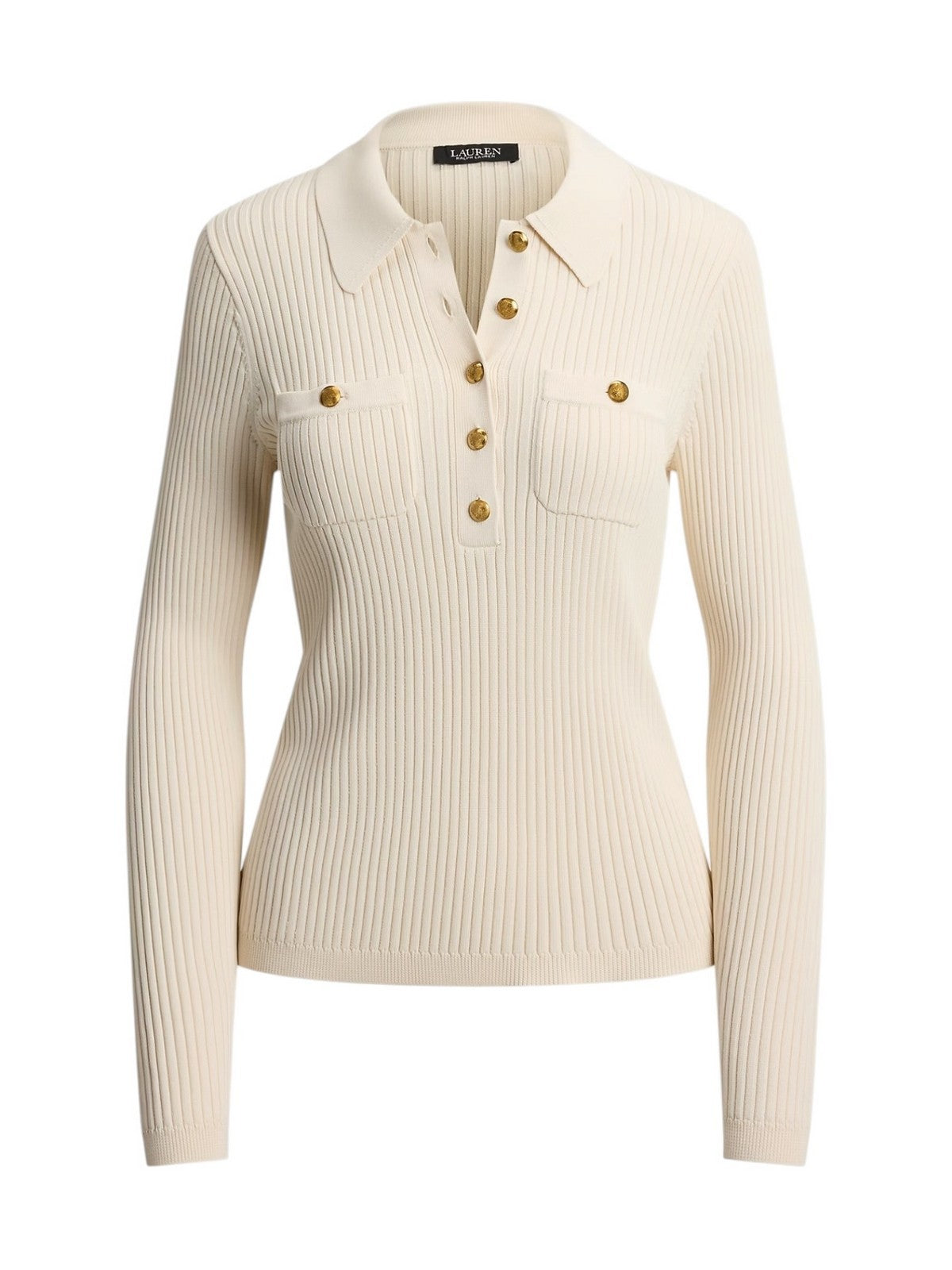 LAUREN RALPH LAUREN Maglione Donna CHENANI-LONG SLEEVE-PULLOVER MASCARPONE CREAM - 200P03459 003