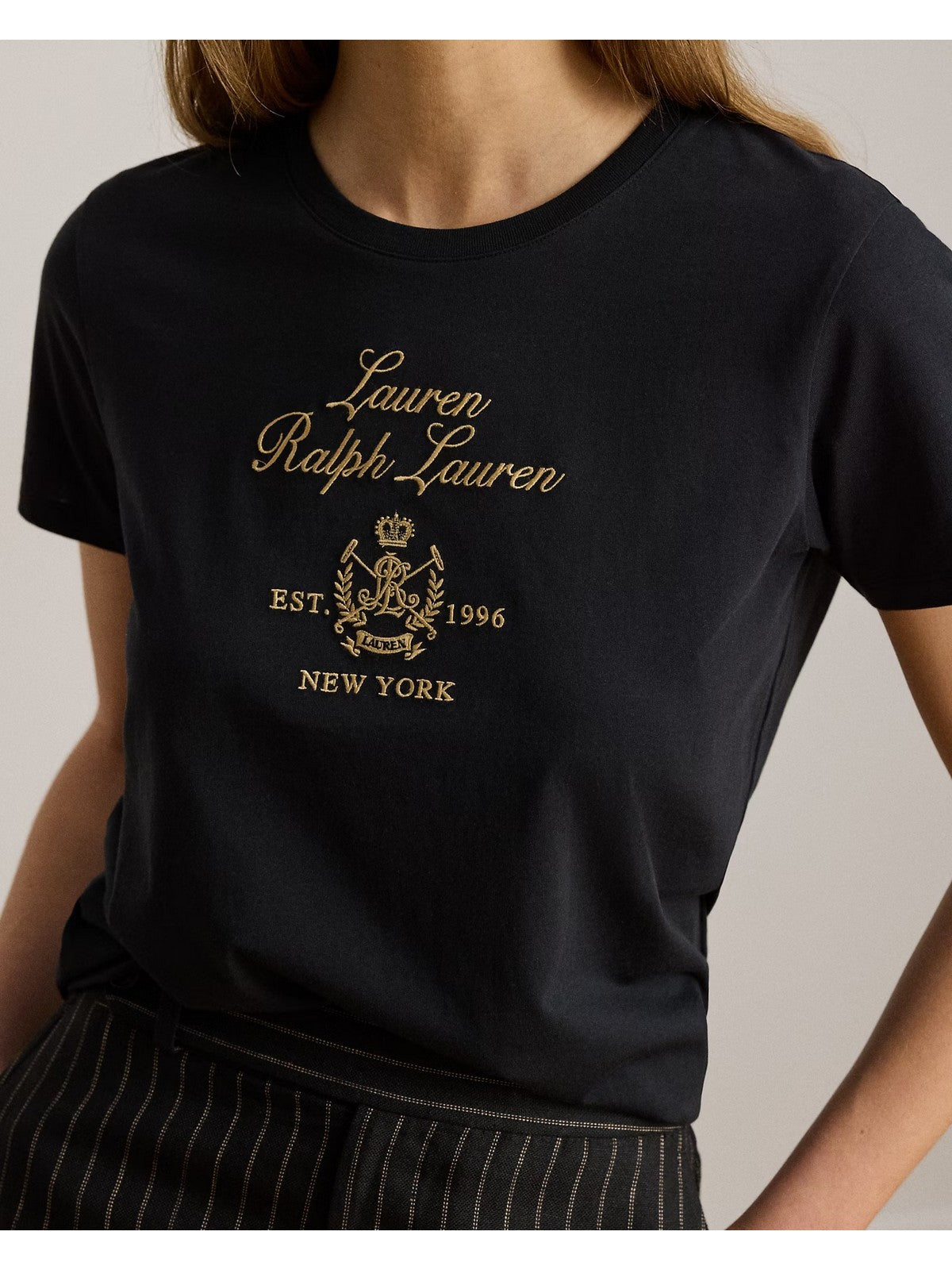 LAUREN RALPH LAUREN T-shirt Donna KNIT-T-SHIRT BLACK - 200P13943 001