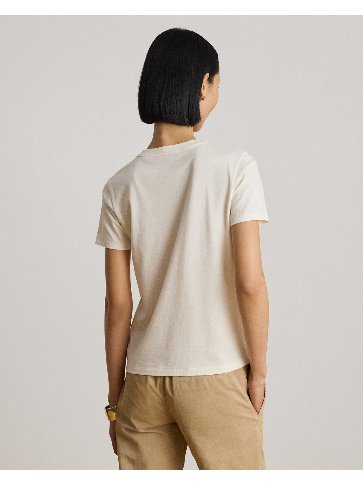LAUREN RALPH LAUREN T-shirt Donna KNIT-T-SHIRT MASCARPONE CREAM - 200P13943 002