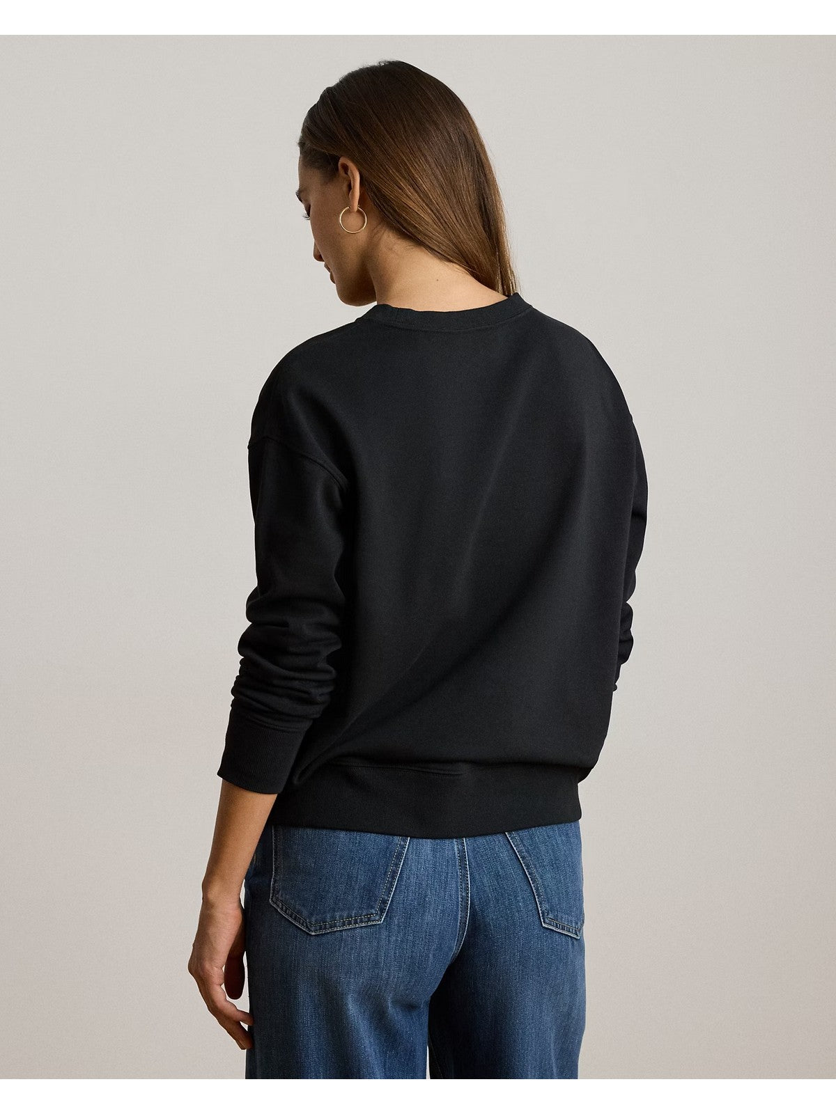 LAUREN RALPH LAUREN Felpa Donna KNIT-PULLOVER-SWEATSHIRT BLACK - 200P13944 001