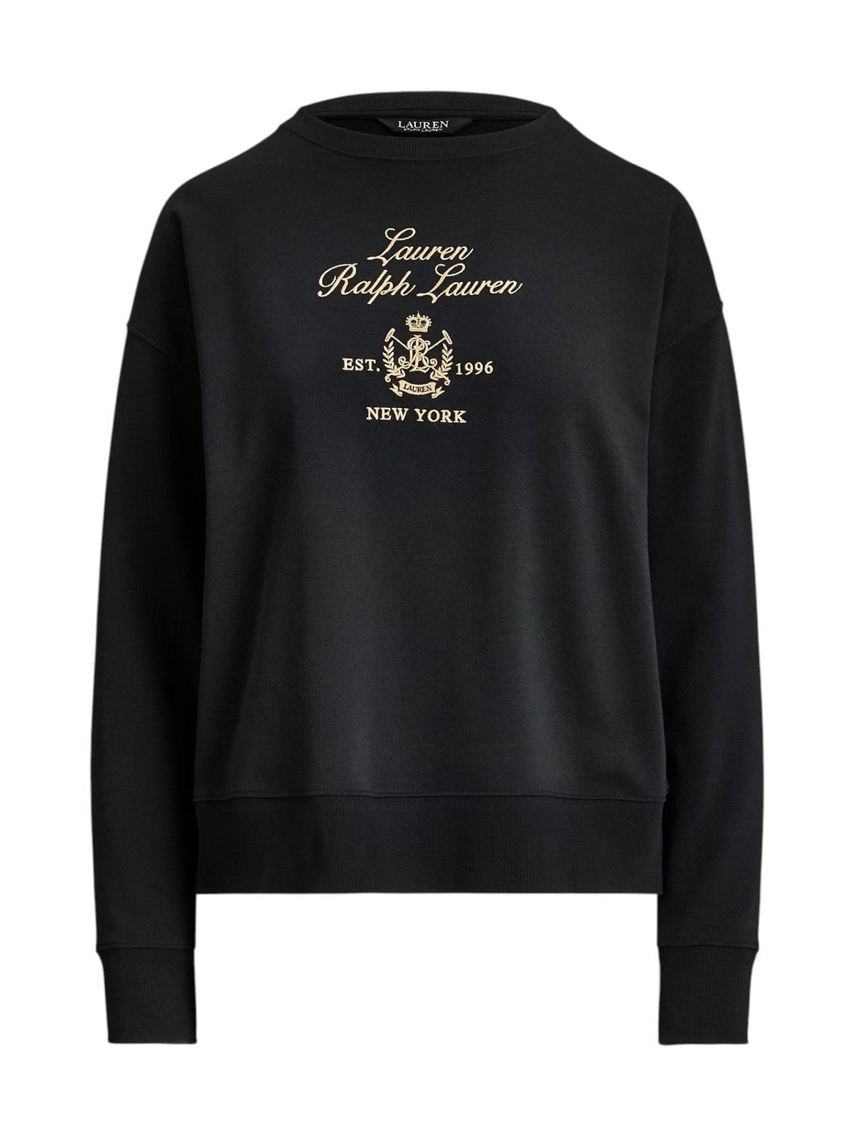 LAUREN RALPH LAUREN Felpa Donna KNIT-PULLOVER-SWEATSHIRT BLACK - 200P13944 001