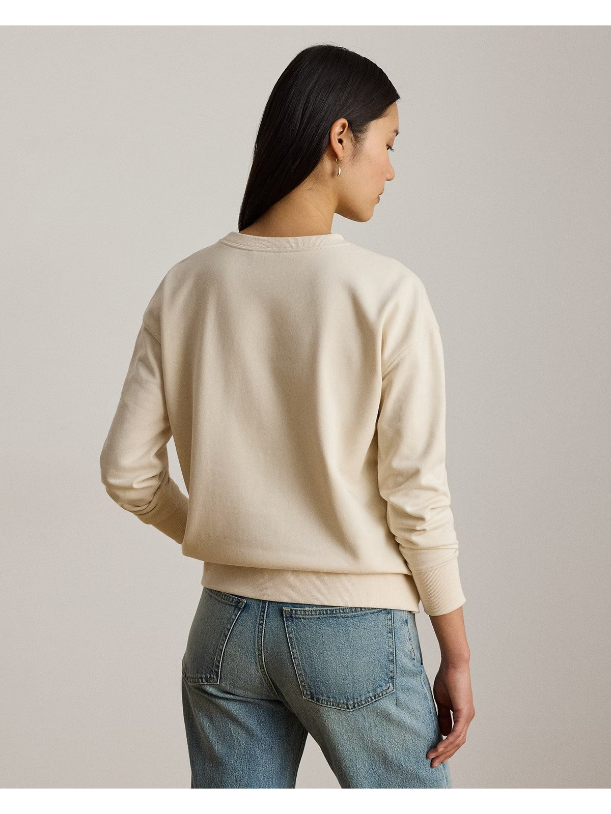 LAUREN RALPH LAUREN Felpa Donna KNIT-PULLOVER-SWEATSHIRT MASCARPONE CREAM - 200P13944 002