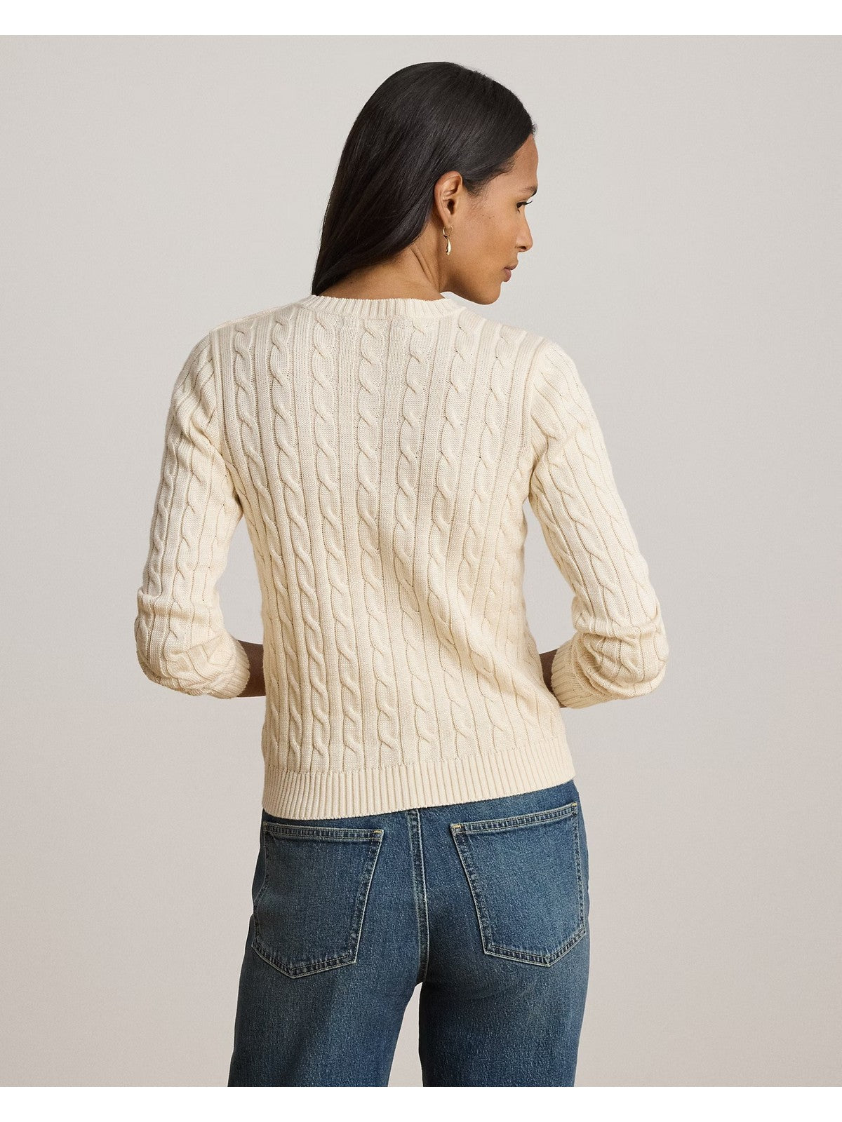 LAUREN RALPH LAUREN Maglione Donna SWEATER-PULLOVER MASCARPONE CREAM - 200P14039 003