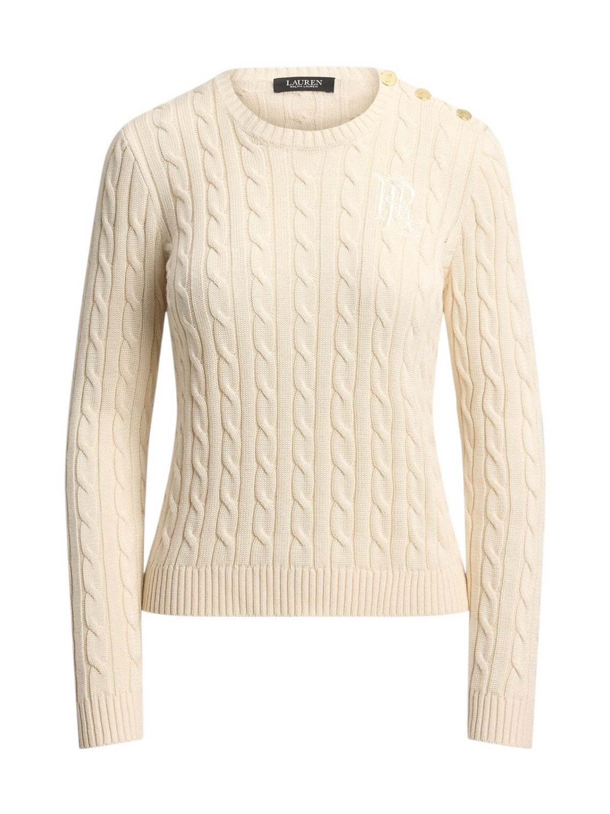 LAUREN RALPH LAUREN Maglione Donna SWEATER-PULLOVER MASCARPONE CREAM - 200P14039 003