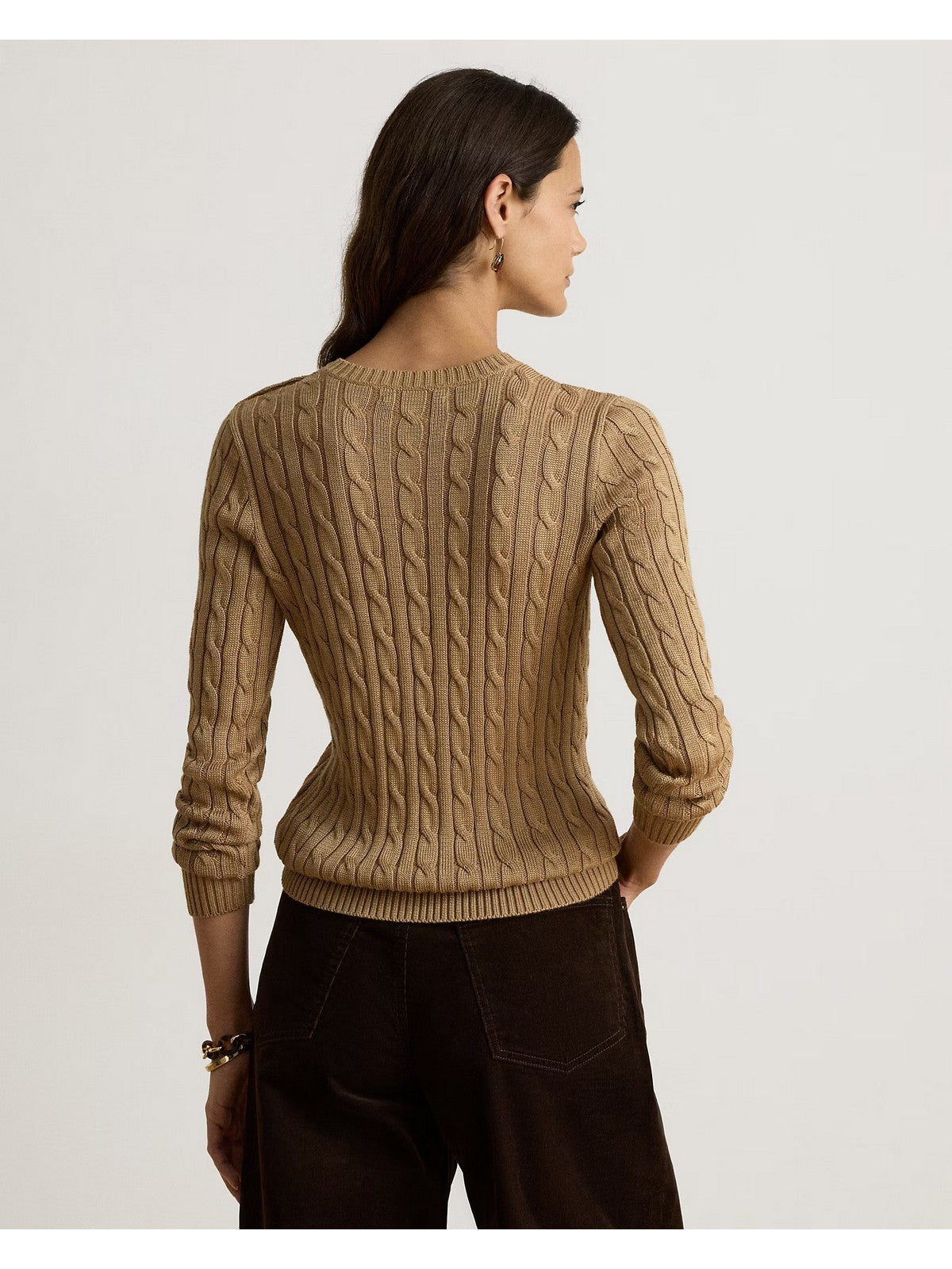 LAUREN RALPH LAUREN Maglione Donna SWEATER-PULLOVER BIRCH TAN - 200P14039 006