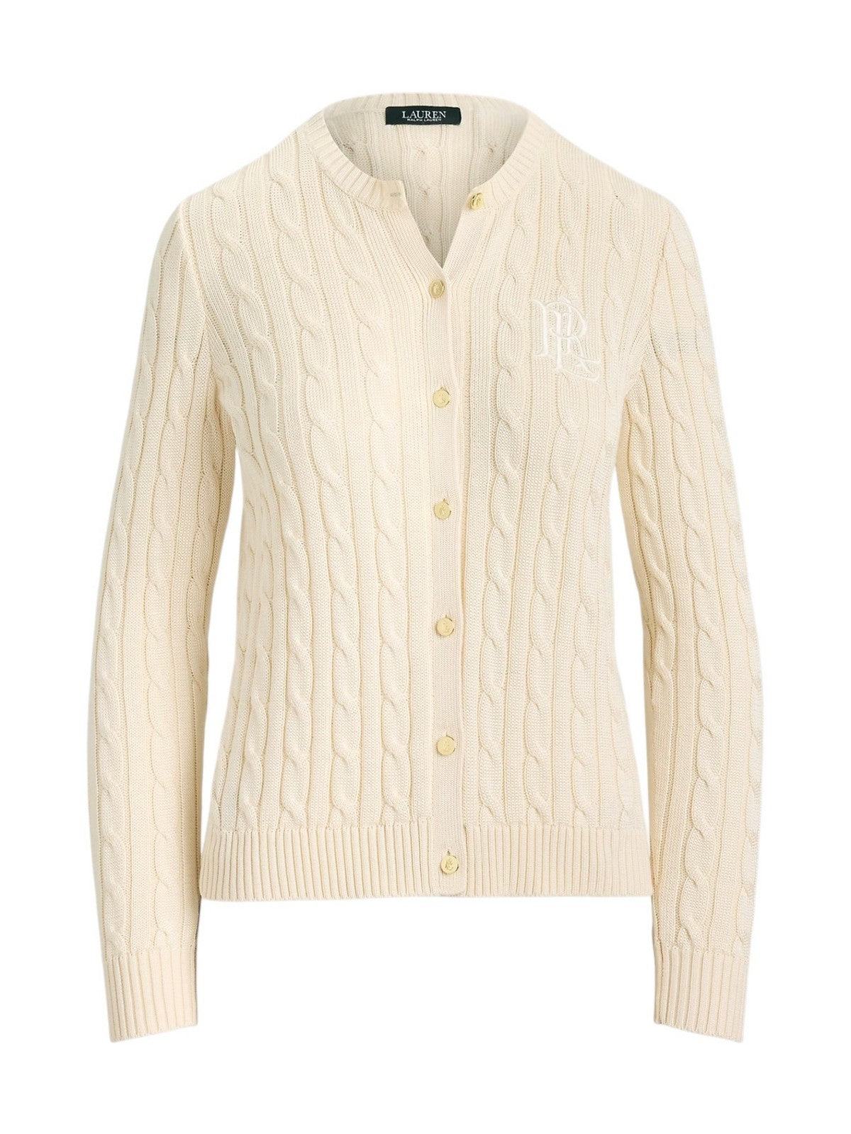 LAUREN RALPH LAUREN Cardigan Donna SWEATER-CARDIGAN MASCARPONE CREAM - 200P14040 001