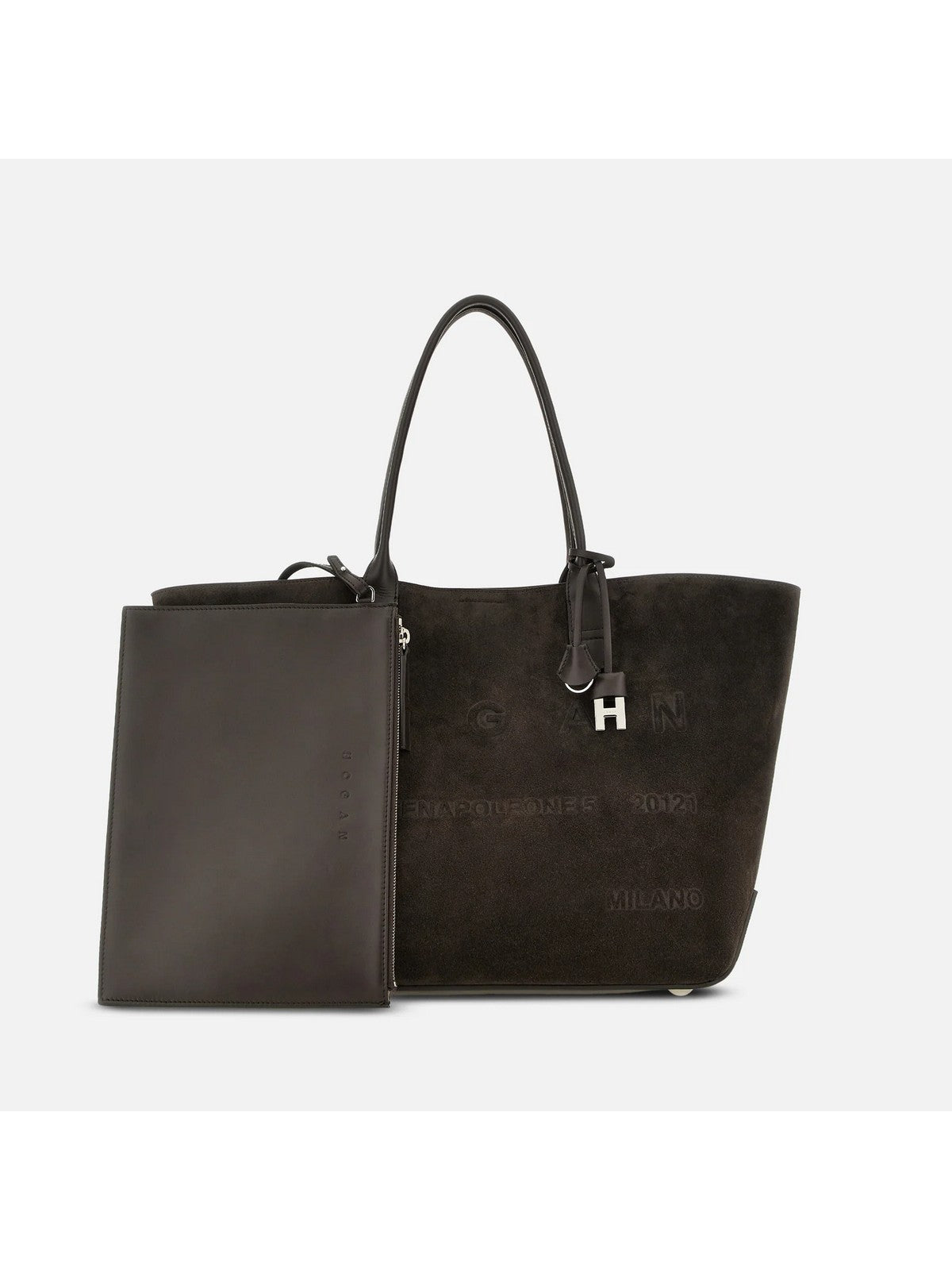 HOGAN Borsa Donna ADDRESS SHOPPING MEDIA PALISSANDRO - KBW01TA3300UGMS808