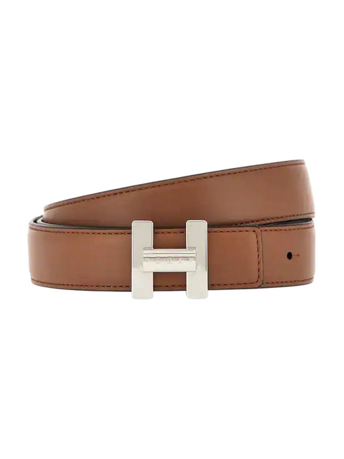 HOGAN Cintura Donna BELT WOMEN GIRELLO 30 MM S801(CACAO)+S018(COGNAC SCURO) - KFWC01E0100GAN0P25