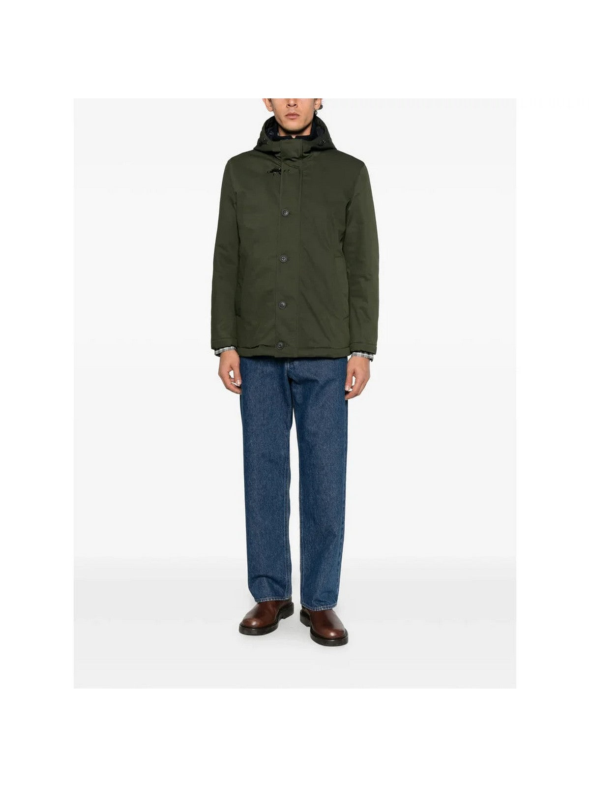 FAY Giubbino Uomo WINTER CAPE FAY FORESTA CHIARO - NAM13530220XLBV805