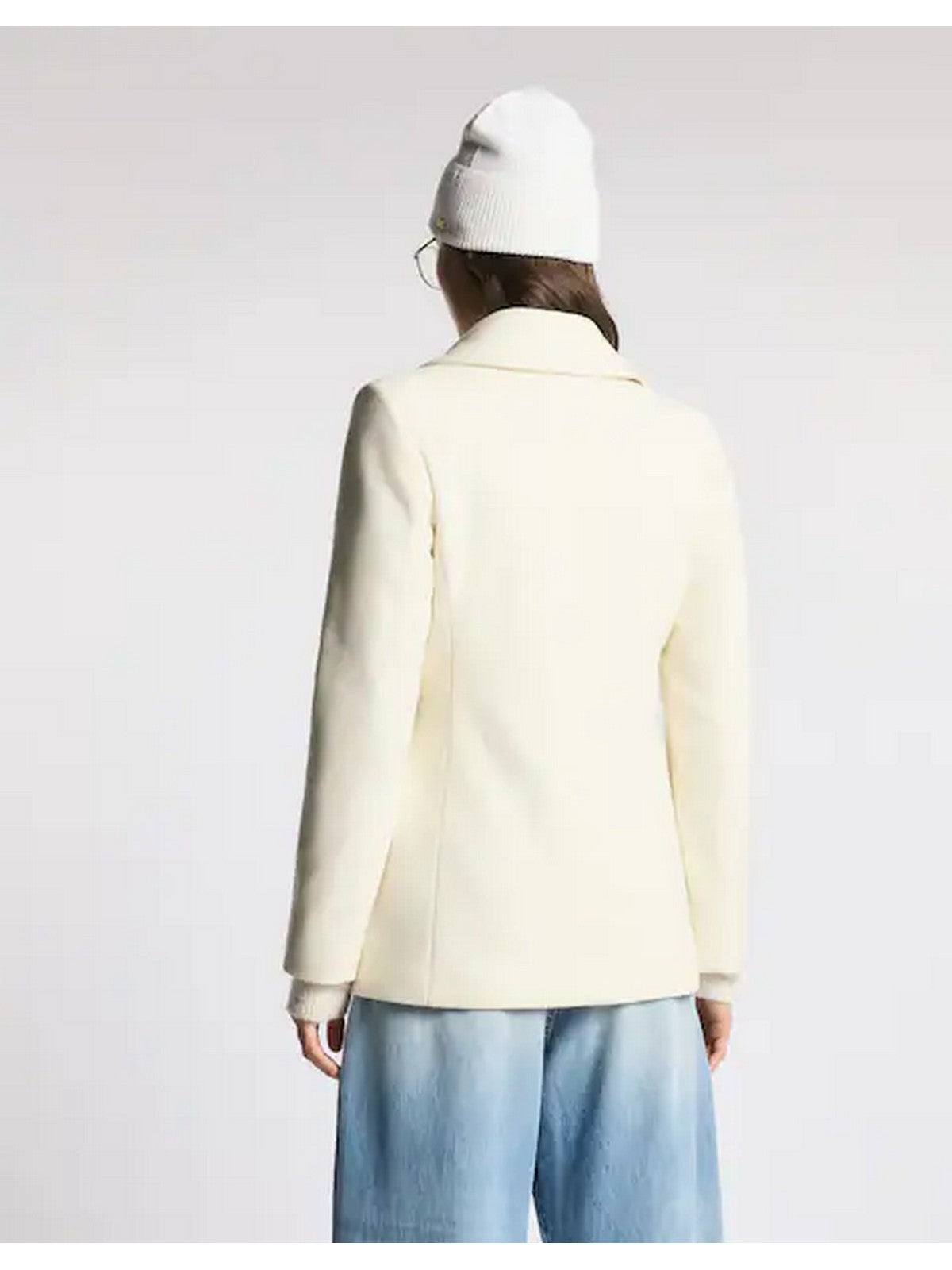 FAY Cappotto Donna CABAN CON ALAMARI IN TESSUTO+3GANCI BIANCO LANA - NAW13533080SGLB008