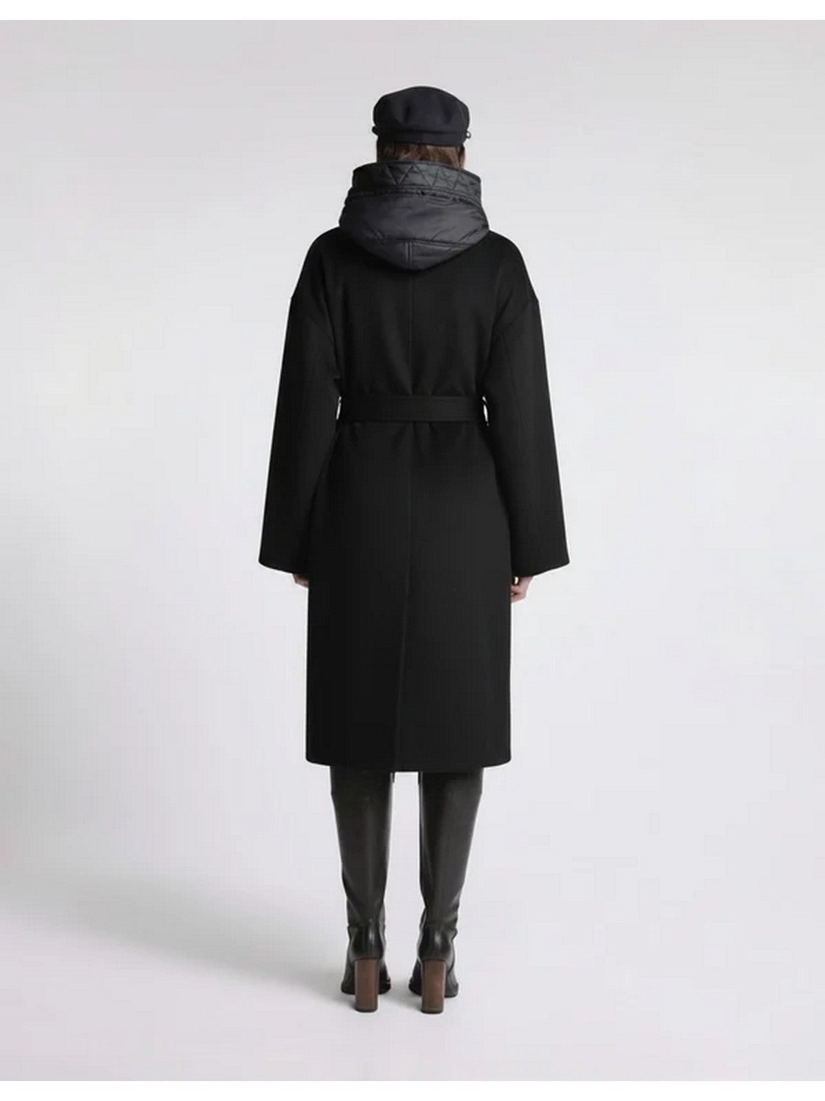 FAY Cappotto Donna TOGGLE COAT VESTAGLIA DB FRONT STAC NERO - NAW59533530YMVB999