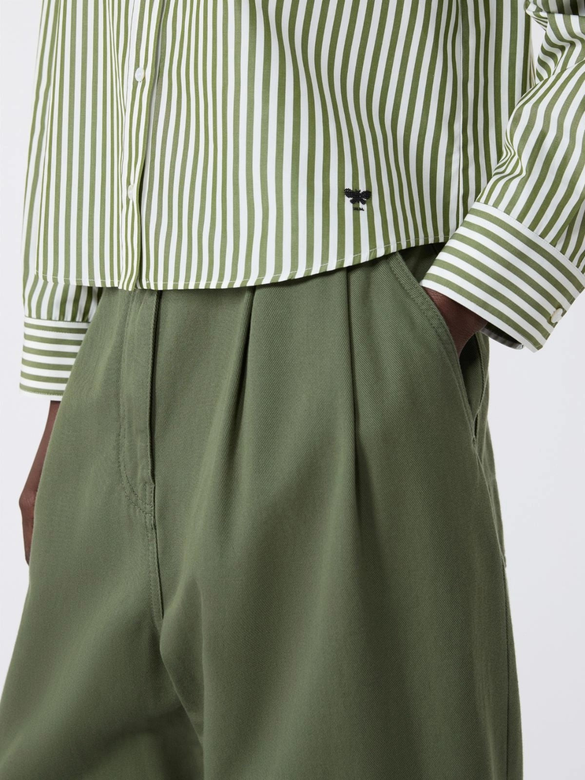 MAX MARA WEEKEND Camicia Donna WKDPANETTO VERDE - 2625116101600 005 gioboutiqueweb