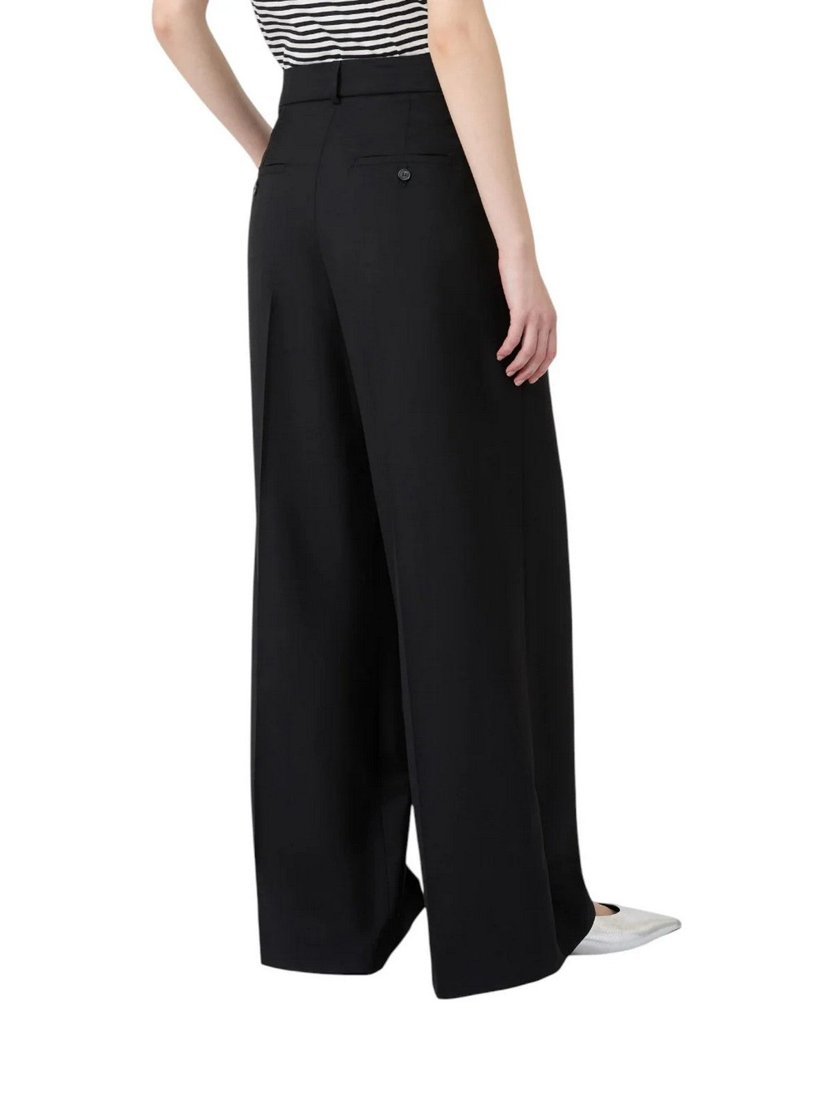 MAX MARA WEEKEND Pantalone Donna WKDOVVIO NERO - 2625136051600 002 gioboutiqueweb