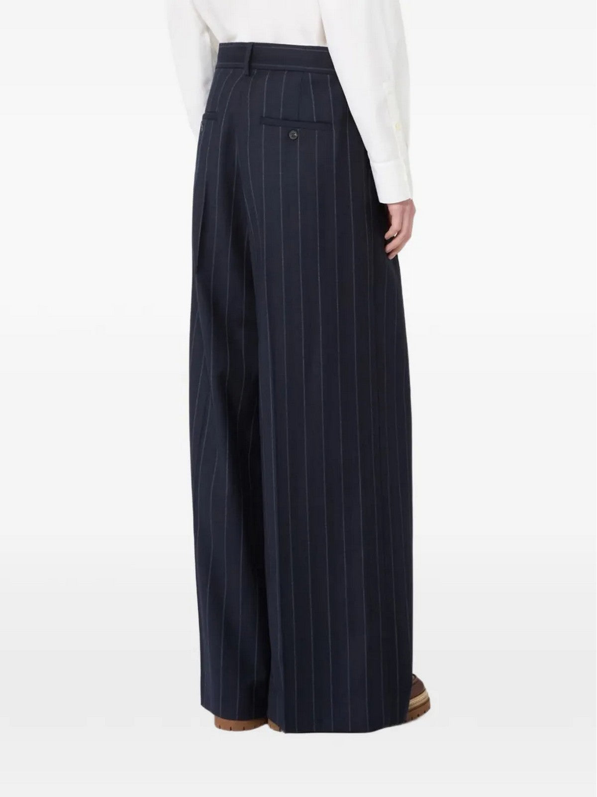MAX MARA WEEKEND Pantalone Donna WKDNEBBIE BLU - 2625136102600 001 gioboutiqueweb