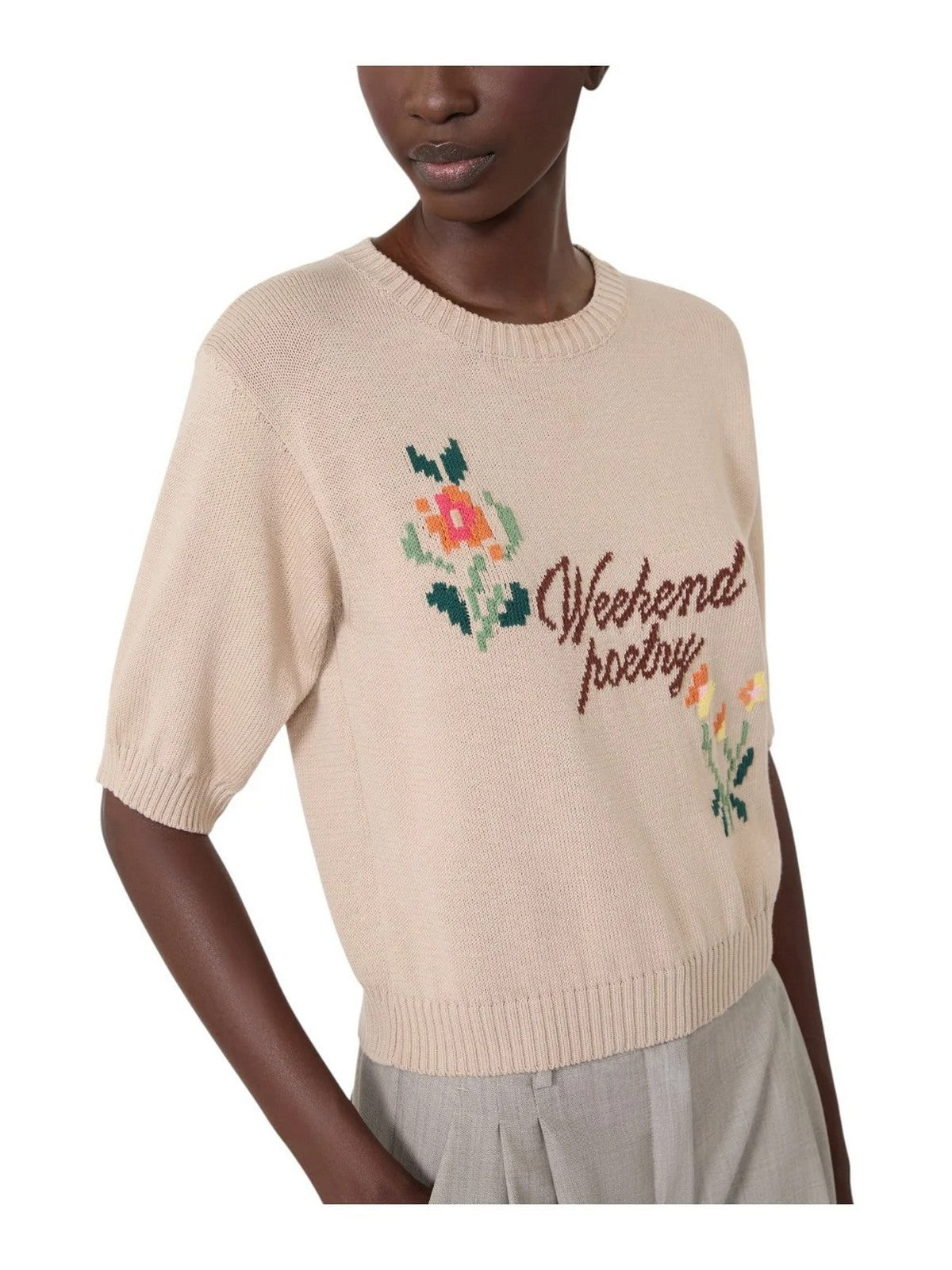 MAX MARA WEEKEND Maglione Donna WKDFIACRE SABBIA - 2625366191600 020 gioboutiqueweb