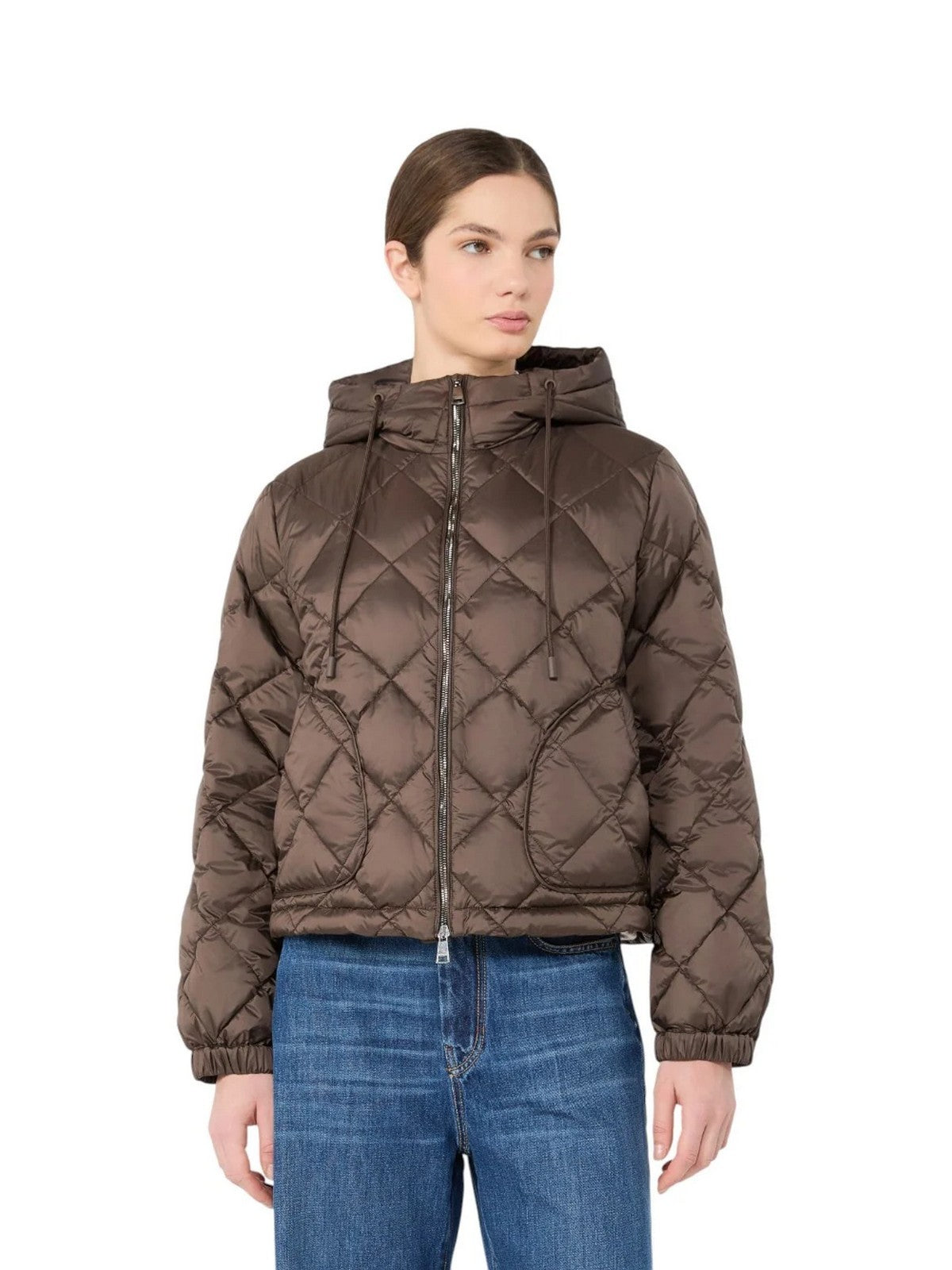 MAX MARA WEEKEND Piumino Donna WKDERIS MARRONE - 2625486062600 035 gioboutiqueweb
