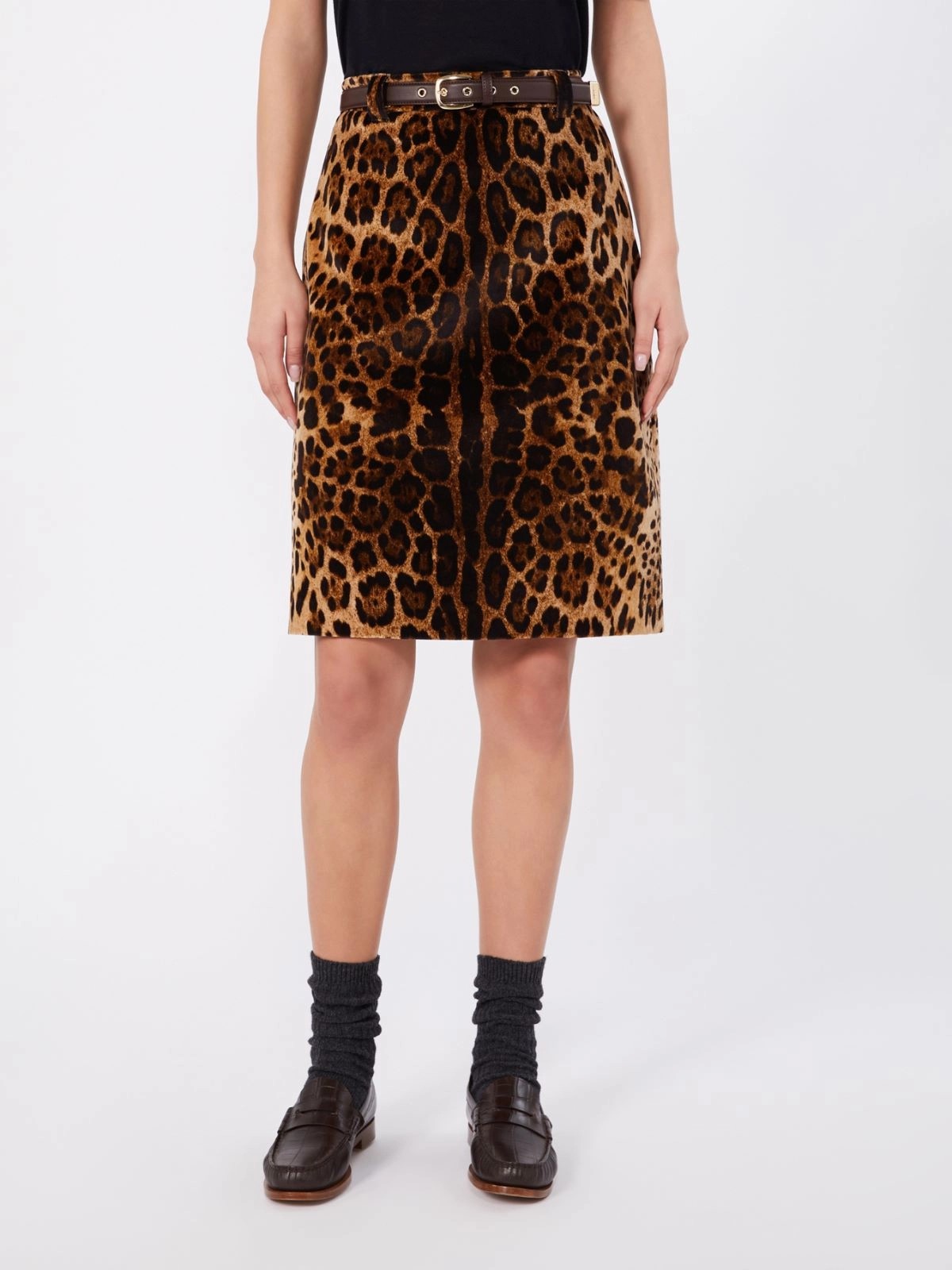 MAX MARA STUDIO Gonna Donna MSTFALANGE MARRONE - 2626106011600 001