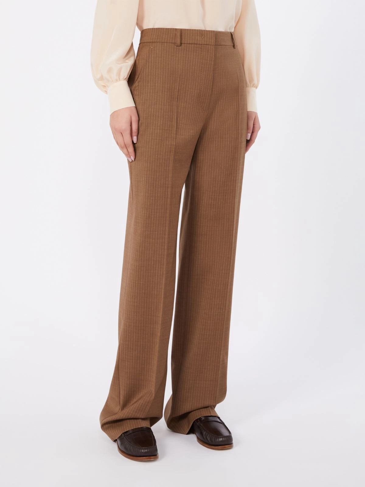 MAX MARA STUDIO Pantalone Donna MSTCAMBUSA CAMMELLO - 2626136041600 005 gioboutiqueweb