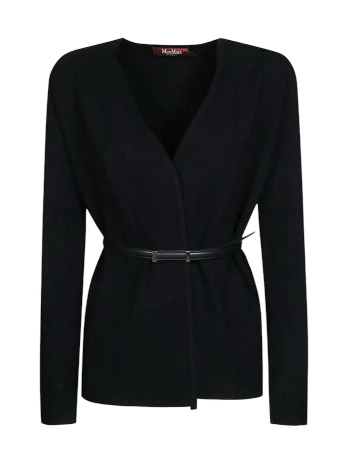MAX MARA STUDIO Cardigan Donna MSTDENTE NERO BIANCO - 2626346031600 007
