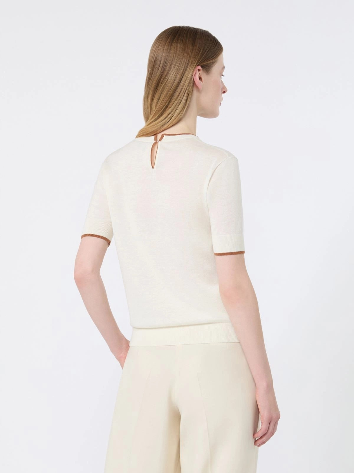 MAX MARA STUDIO Maglia Donna MSTAGENDA BIANCO - 2626366081600 012