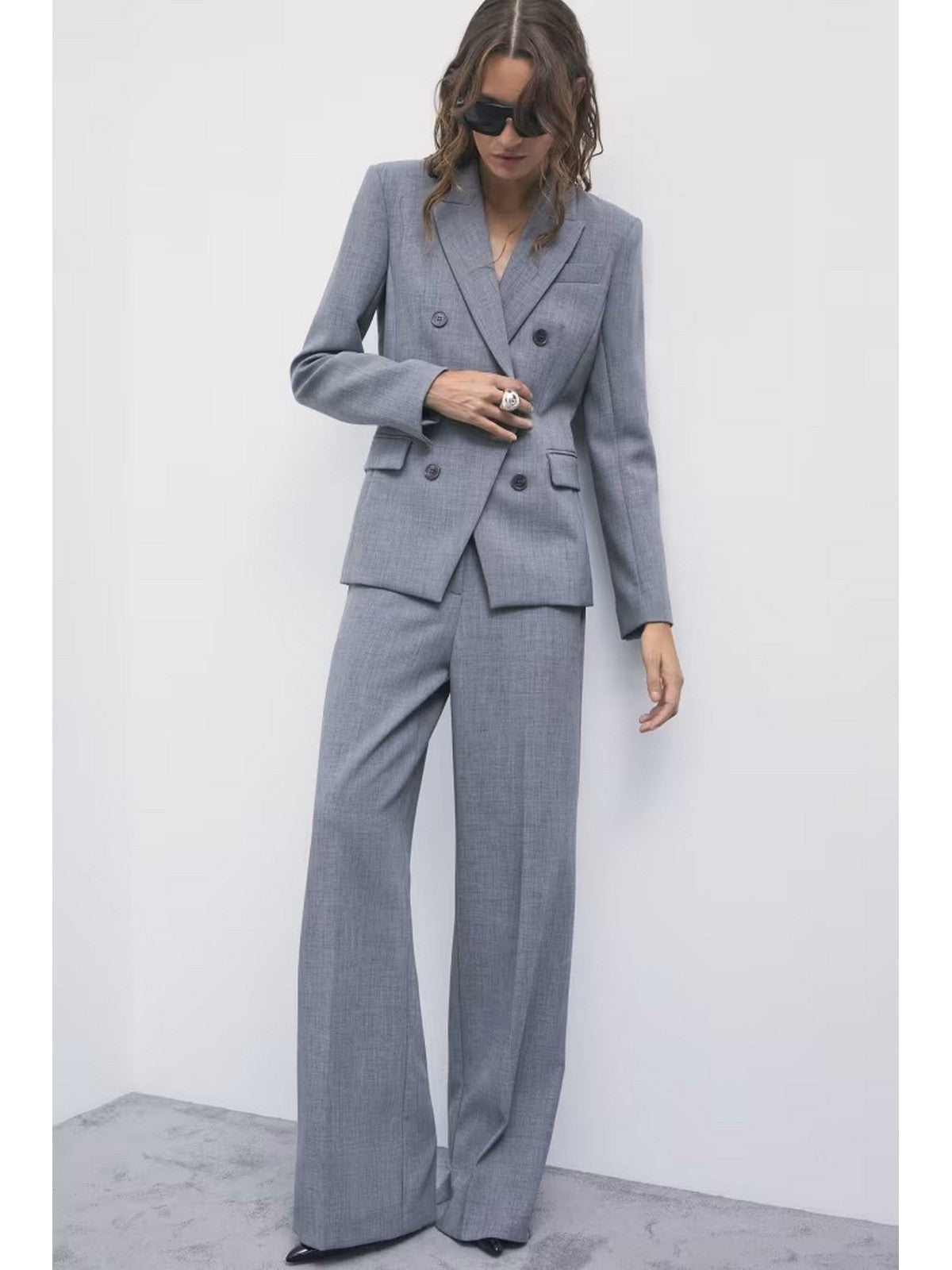 PATRIZIA PEPE Giacca Donna GRAY MELANGE - 2S0044 C0273 S800 gioboutiqueweb