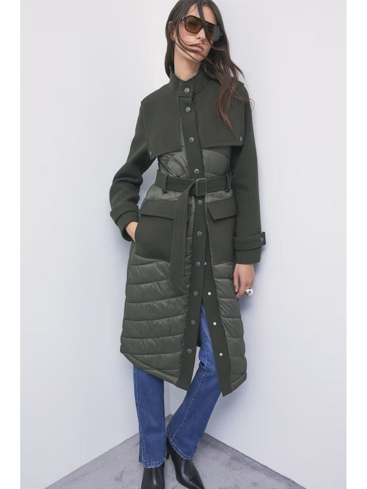 PATRIZIA PEPE Cappotto Donna MYSTERIOUS GREEN - 8O0053 C7998 G639 gioboutiqueweb