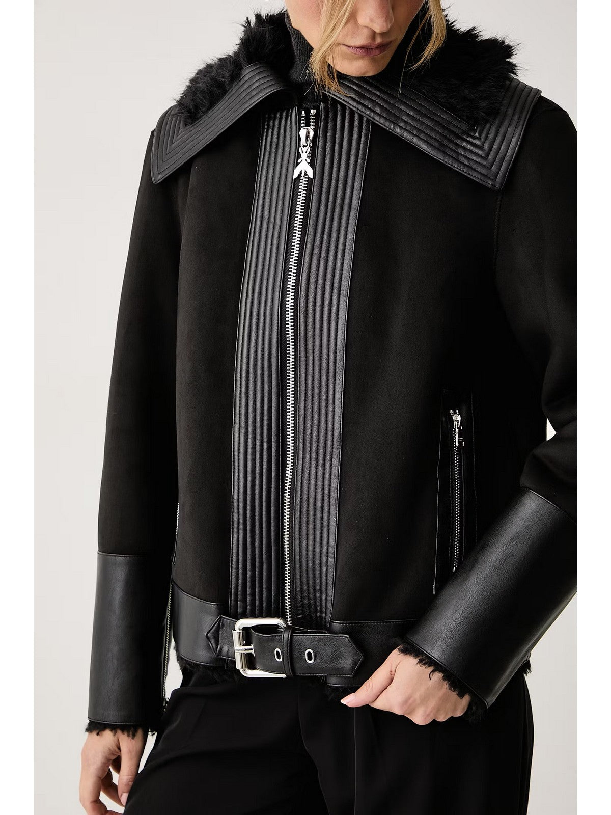 PATRIZIA PEPE Cappotto Donna Nero - 8O0209 E0011 K103 gioboutiqueweb