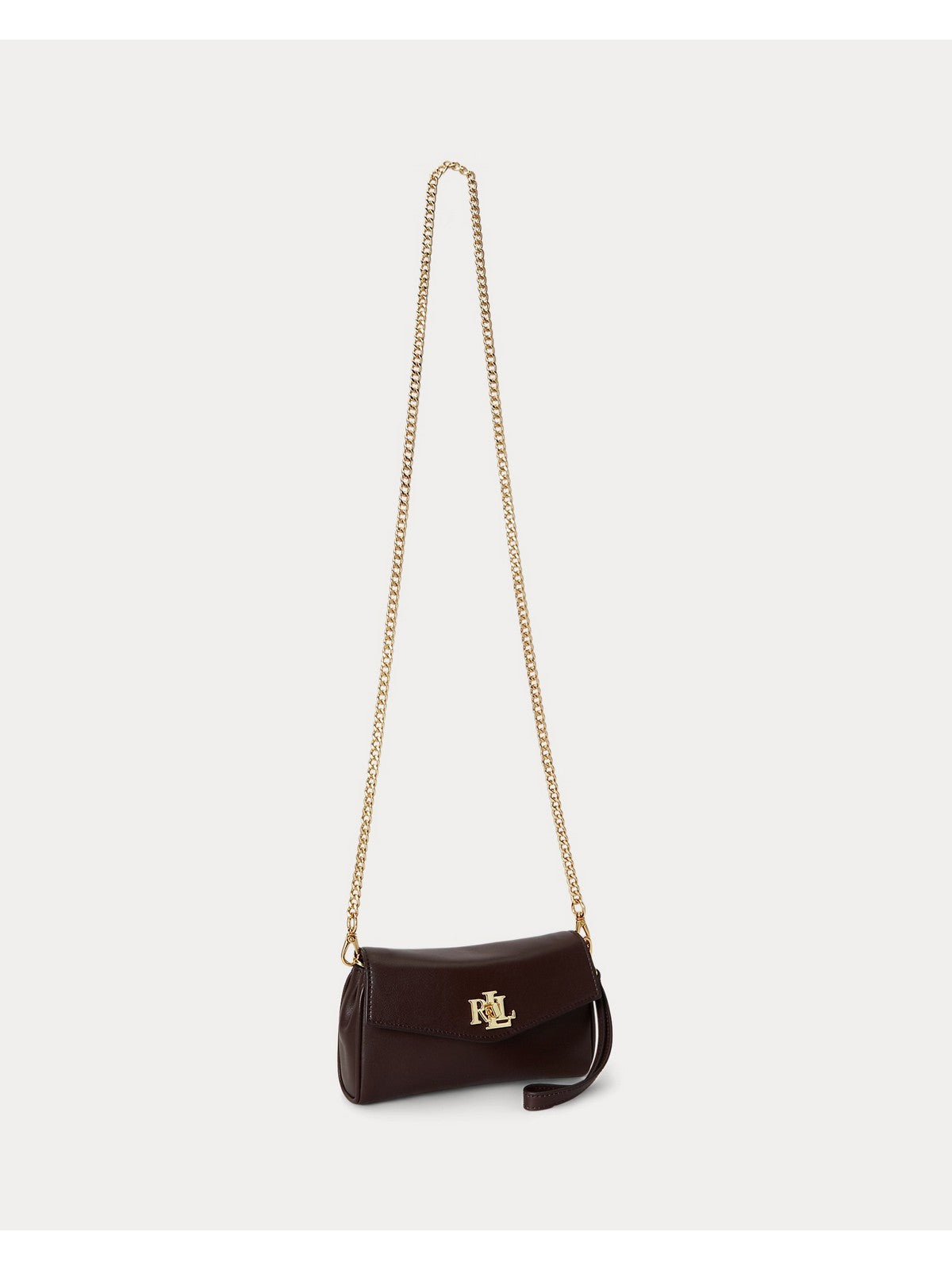 LAUREN RALPH LAUREN Portafoglio Donna TRN WRST CRS-WALLET ON A CHAIN-LARGE CHESTNUT BROWN - 432P11743 006