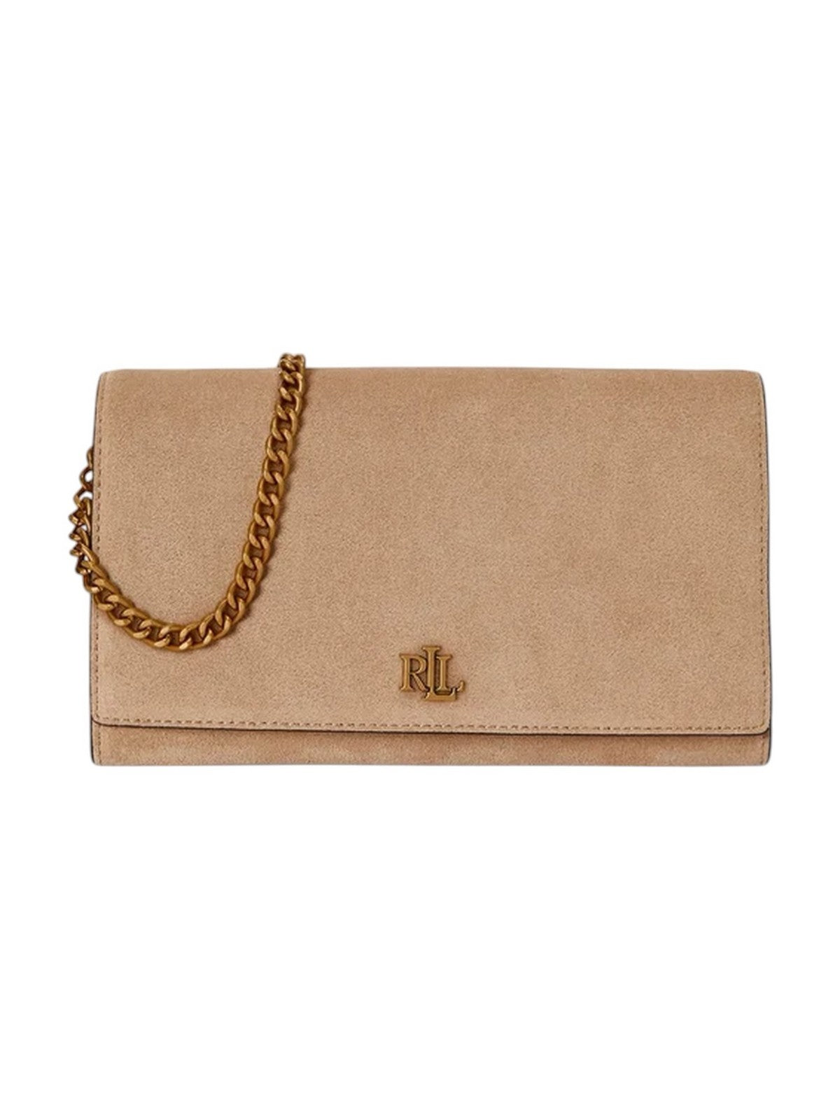 LAUREN RALPH LAUREN Portafoglio Donna ADAIR II-WALLET ON A CHAIN-LARGE TAN - 432P15691 001