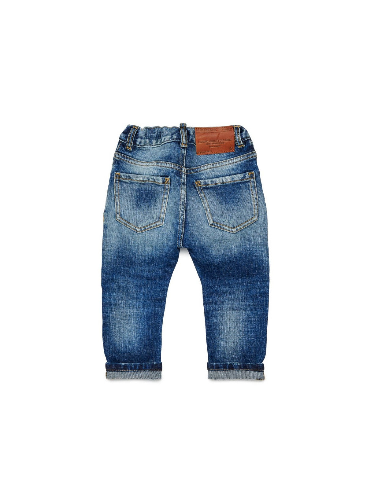DSQUARED KIDS Jeans Unisex bambino BLUE DENIM - DQ01TC D0AHR DQ01 gioboutiqueweb