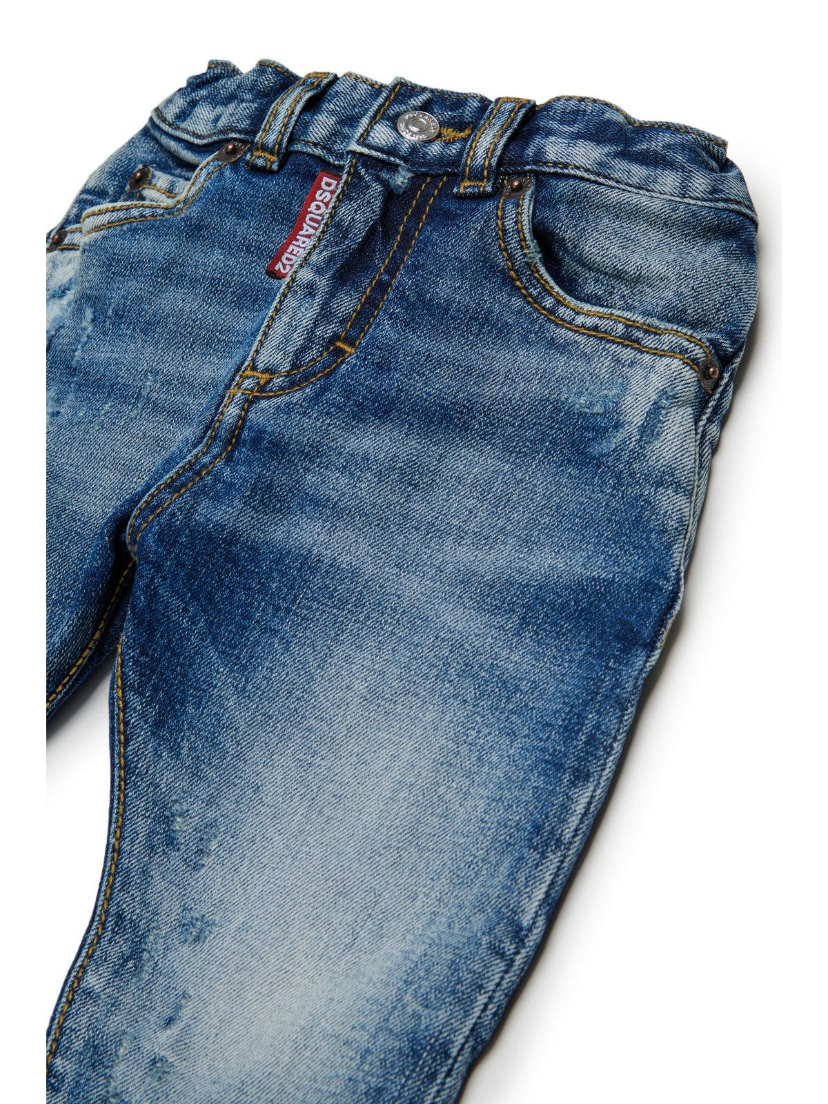 DSQUARED KIDS Jeans Unisex bambino BLUE DENIM - DQ01TC D0AHR DQ01 gioboutiqueweb