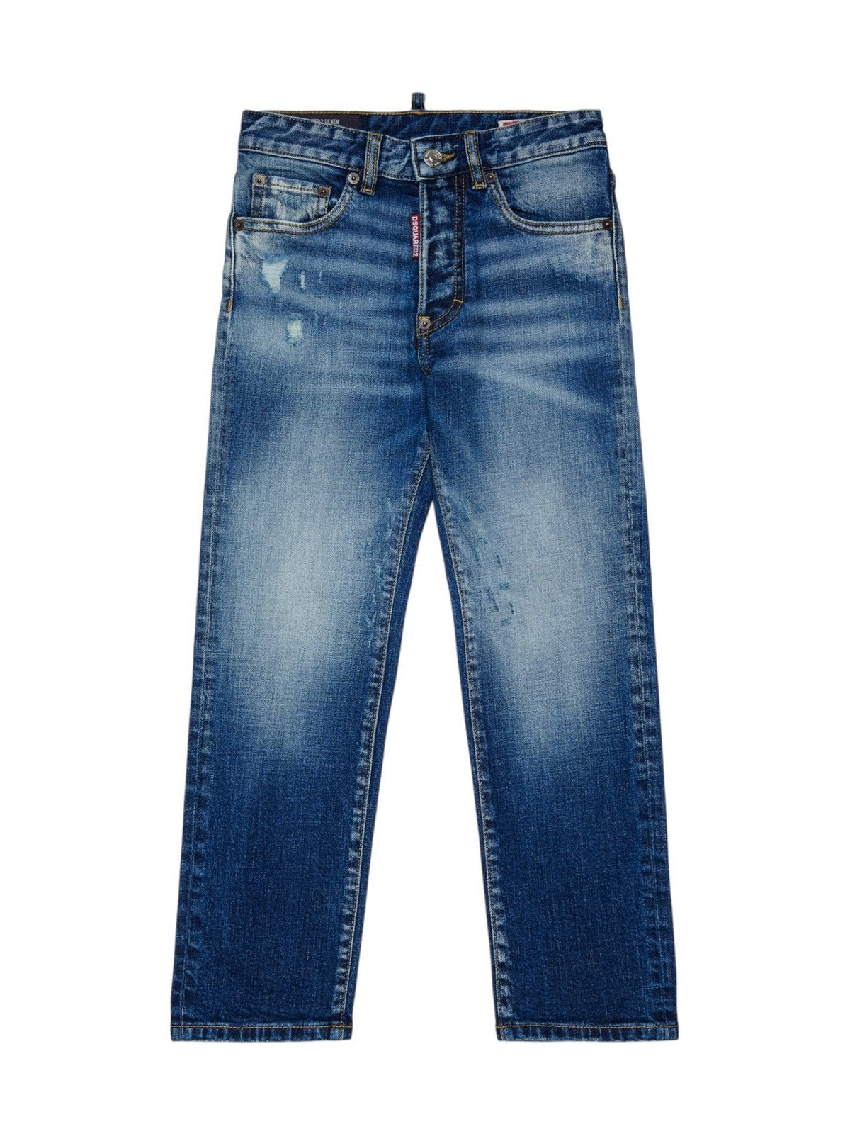 DSQUARED KIDS Jeans Unisex bambino BLUE DENIM - DQ2252 D0AHR DQ01 gioboutiqueweb
