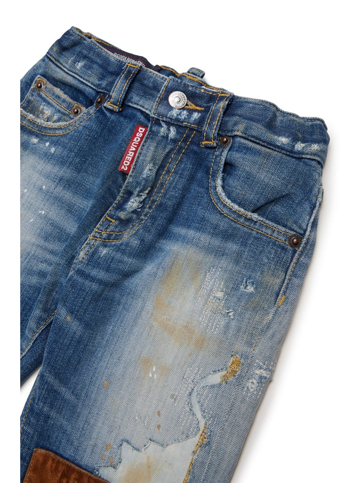 DSQUARED KIDS Jeans Unisex bambino BLUE DENIM - DQ3087 D0AHZ DQ01 gioboutiqueweb