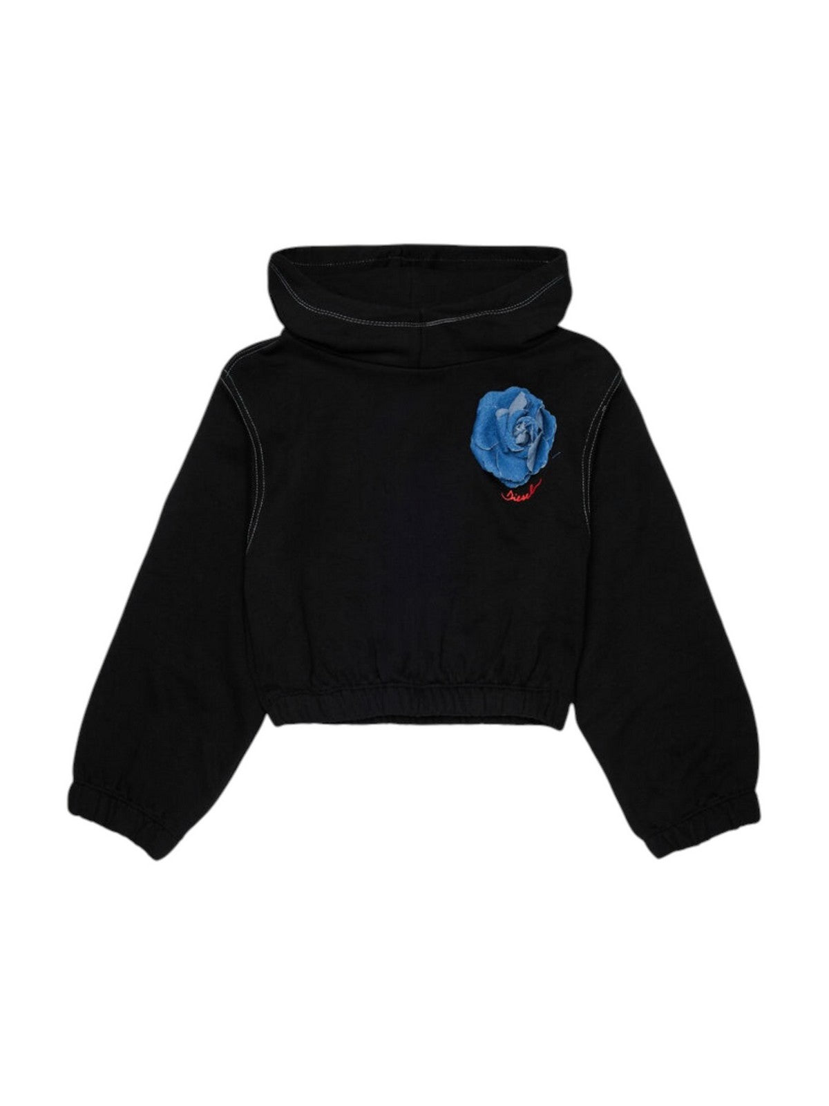 DIESEL KIDS Felpa Bambine e ragazze nero - J02909 0GEAD K900 gioboutiqueweb